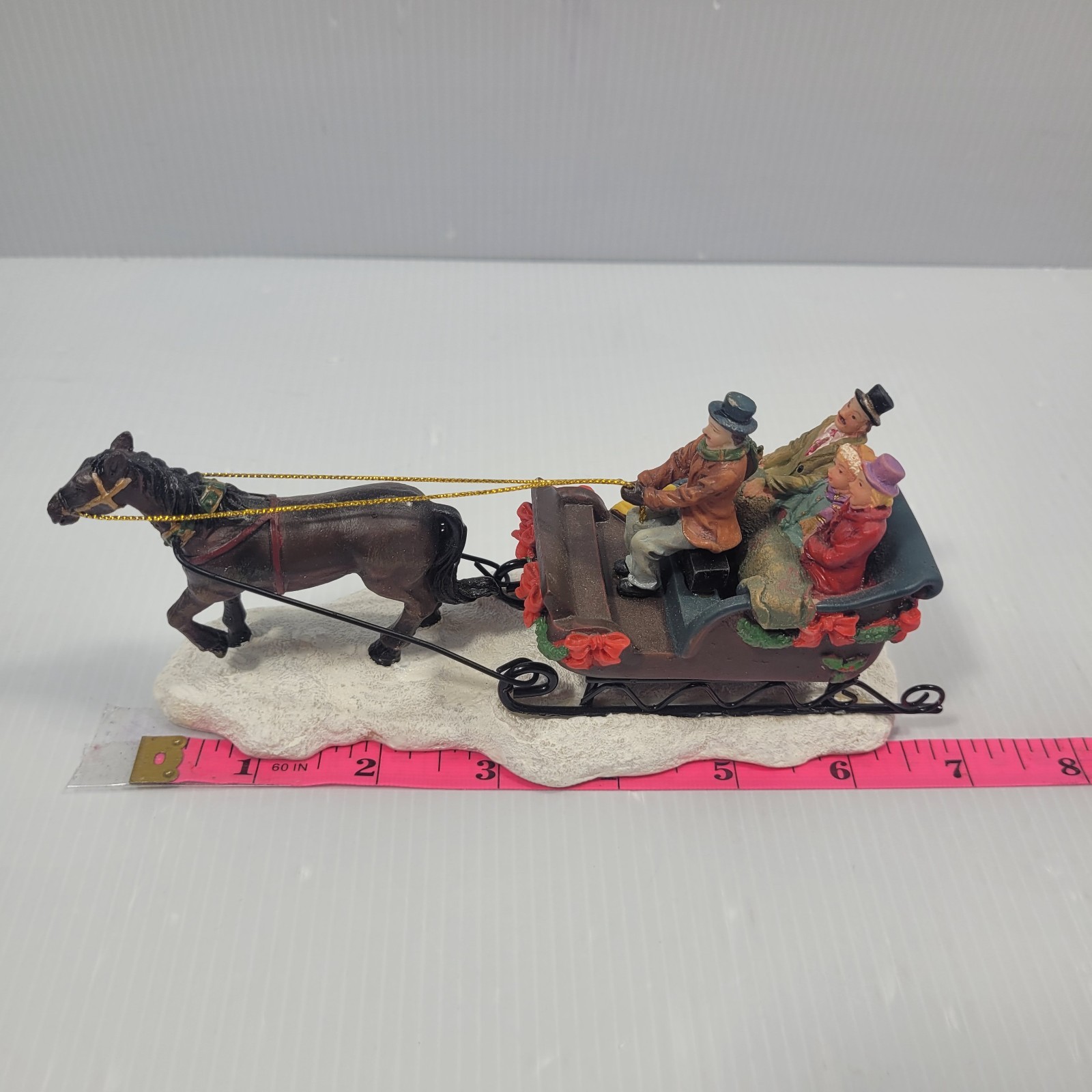 St Nicholas Square Sleigh Ride | Christmas Village Accessory | Original Box