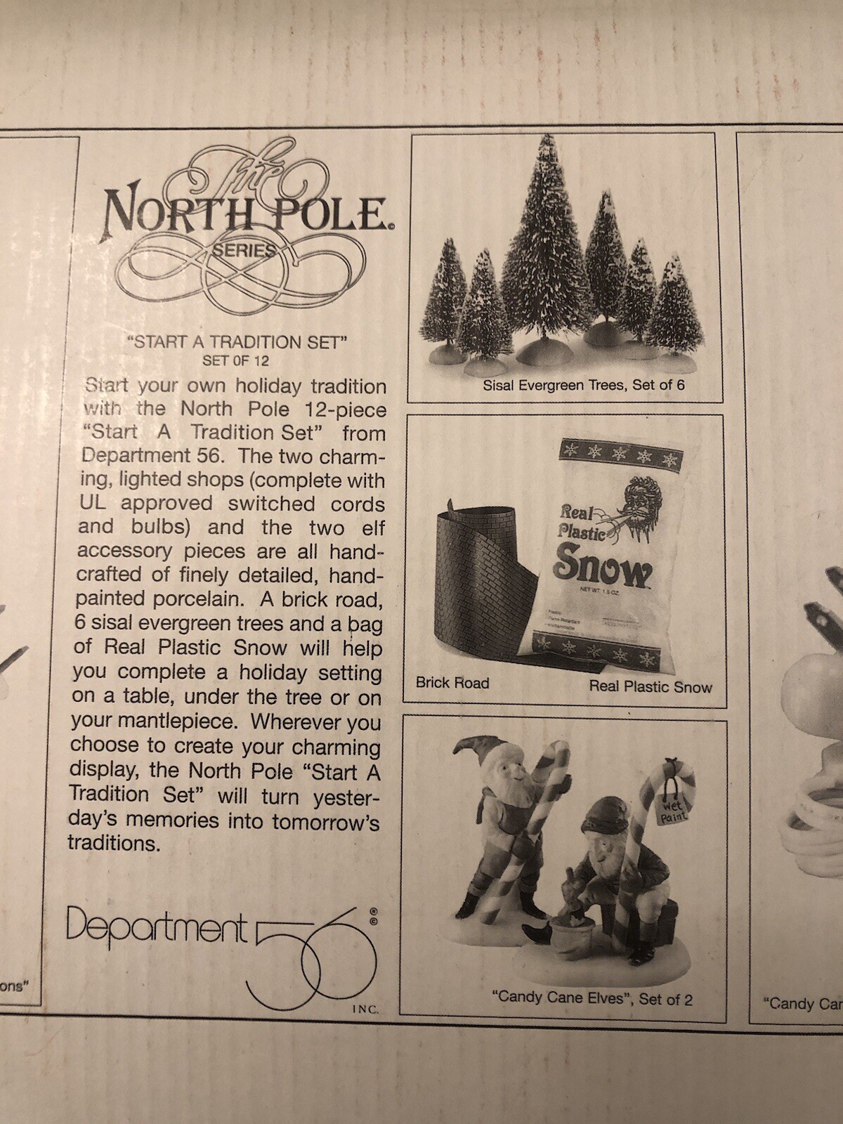 NEW Department 56 The North Pole Series Start a Tradition Set – No Snow