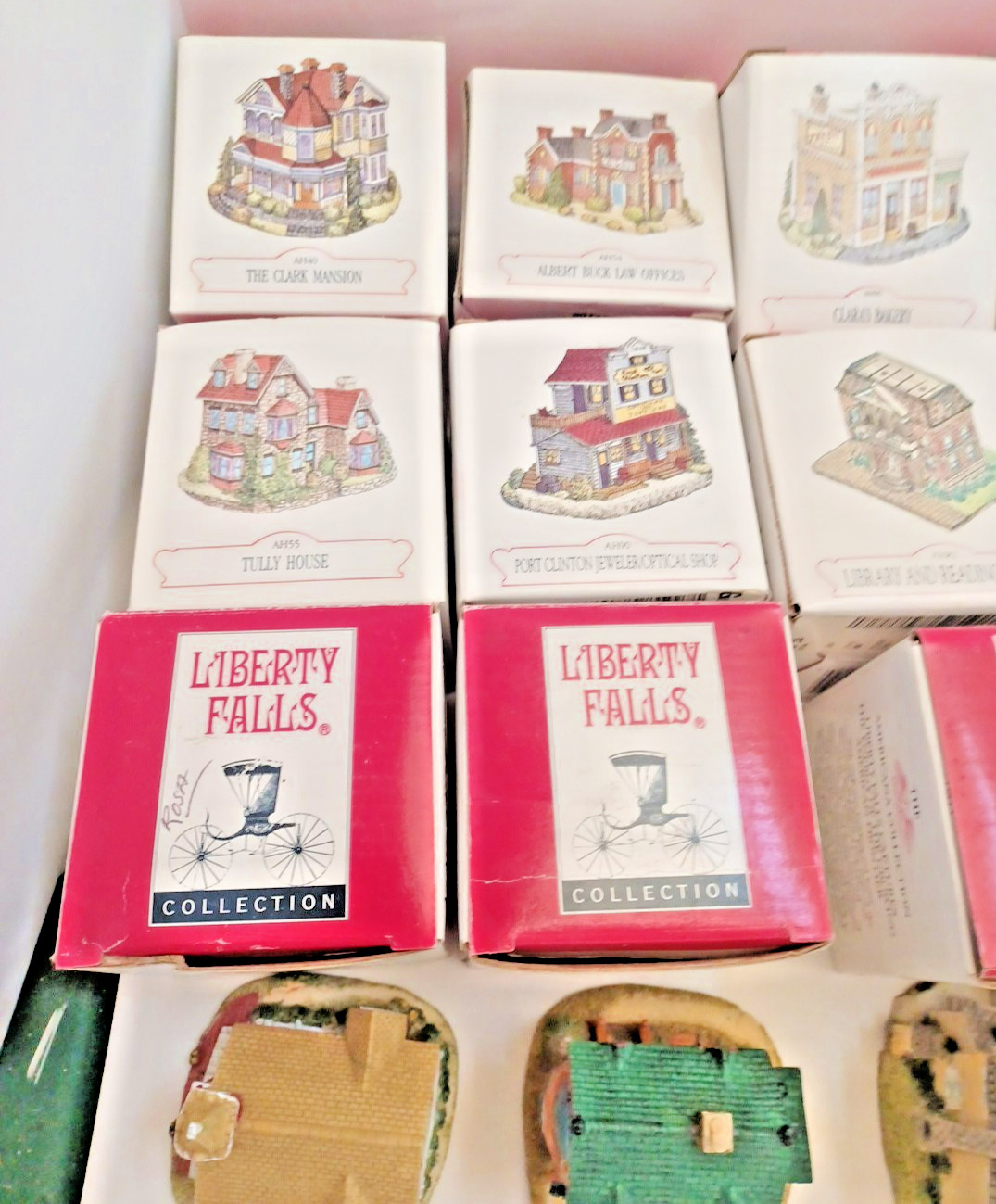 The Americana Collection Buildings, Houses, Churches Liberty Falls Lot of 17 Mix