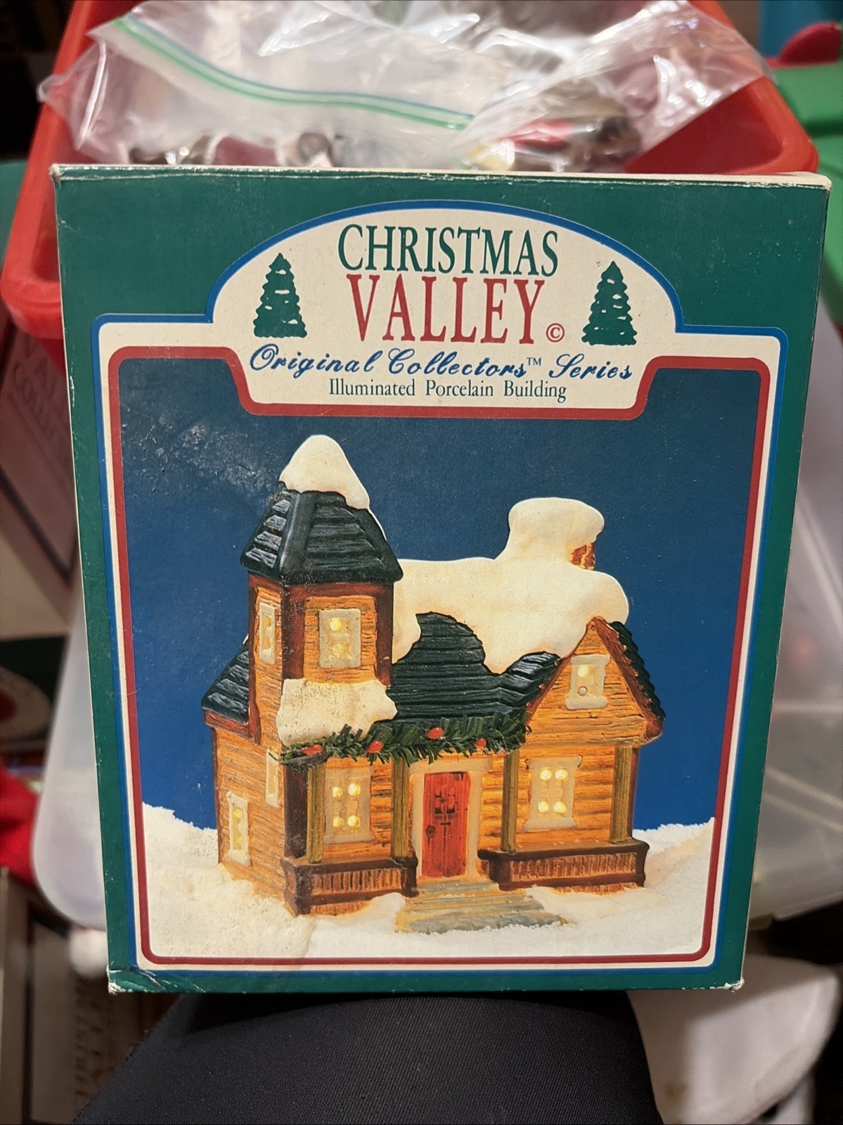 Vintage 1990 Christmas Valley Porcelain Christmas Village House