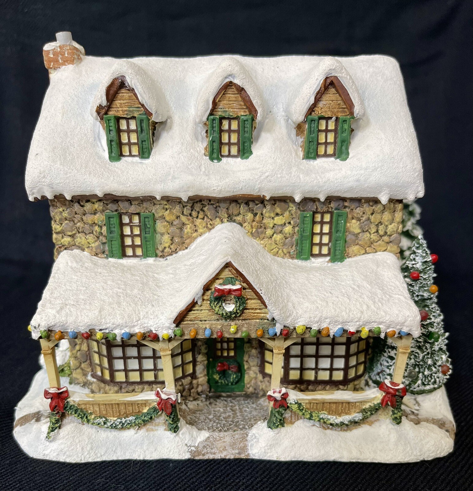 Hawthorne Village Thomas Kinkade From the Heart Gifts Christmas Lighted House