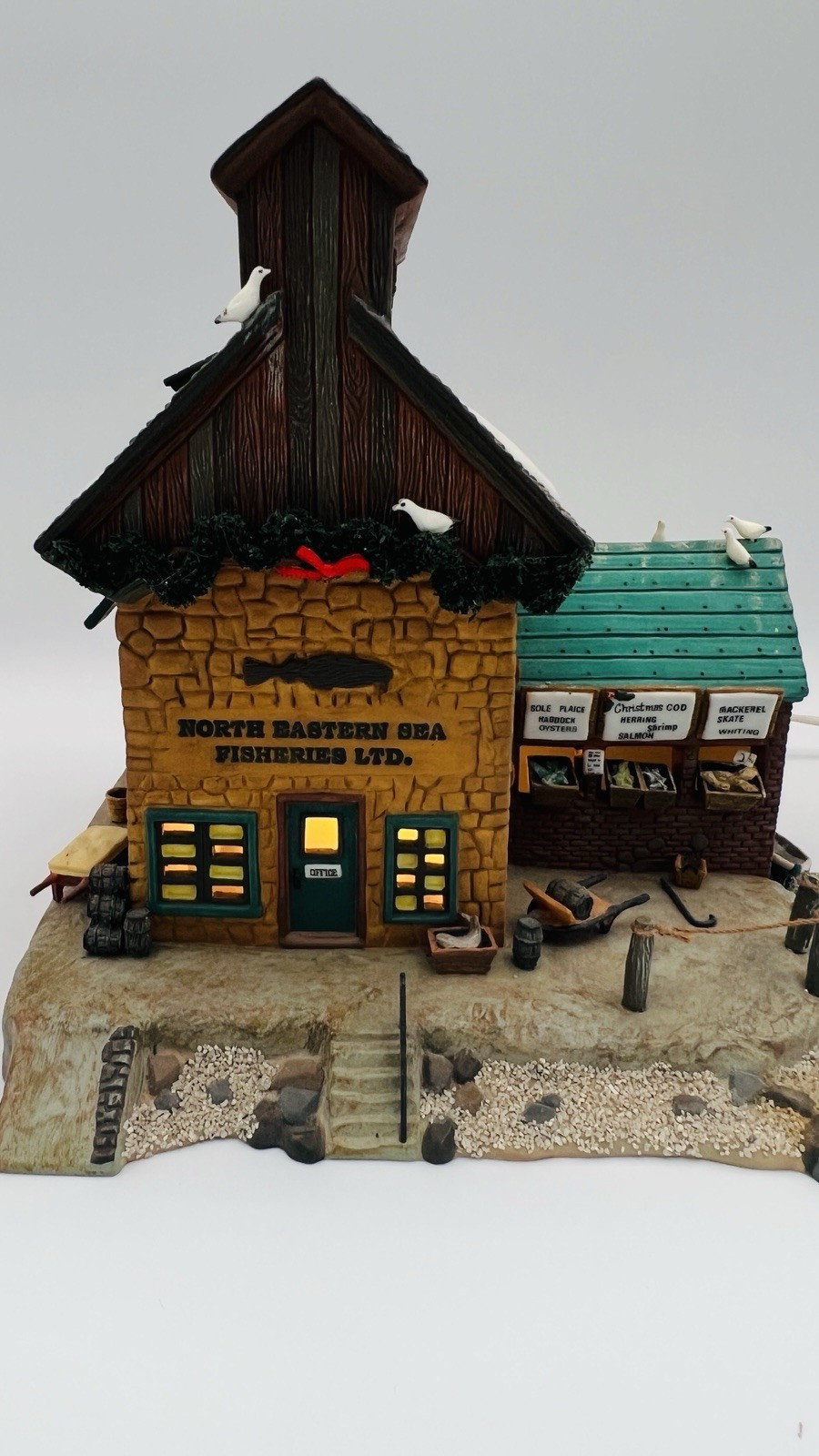 Dept 56 Dickens Village Series “North Eastern Sea Fisheries Ltd” 58316 Excellent