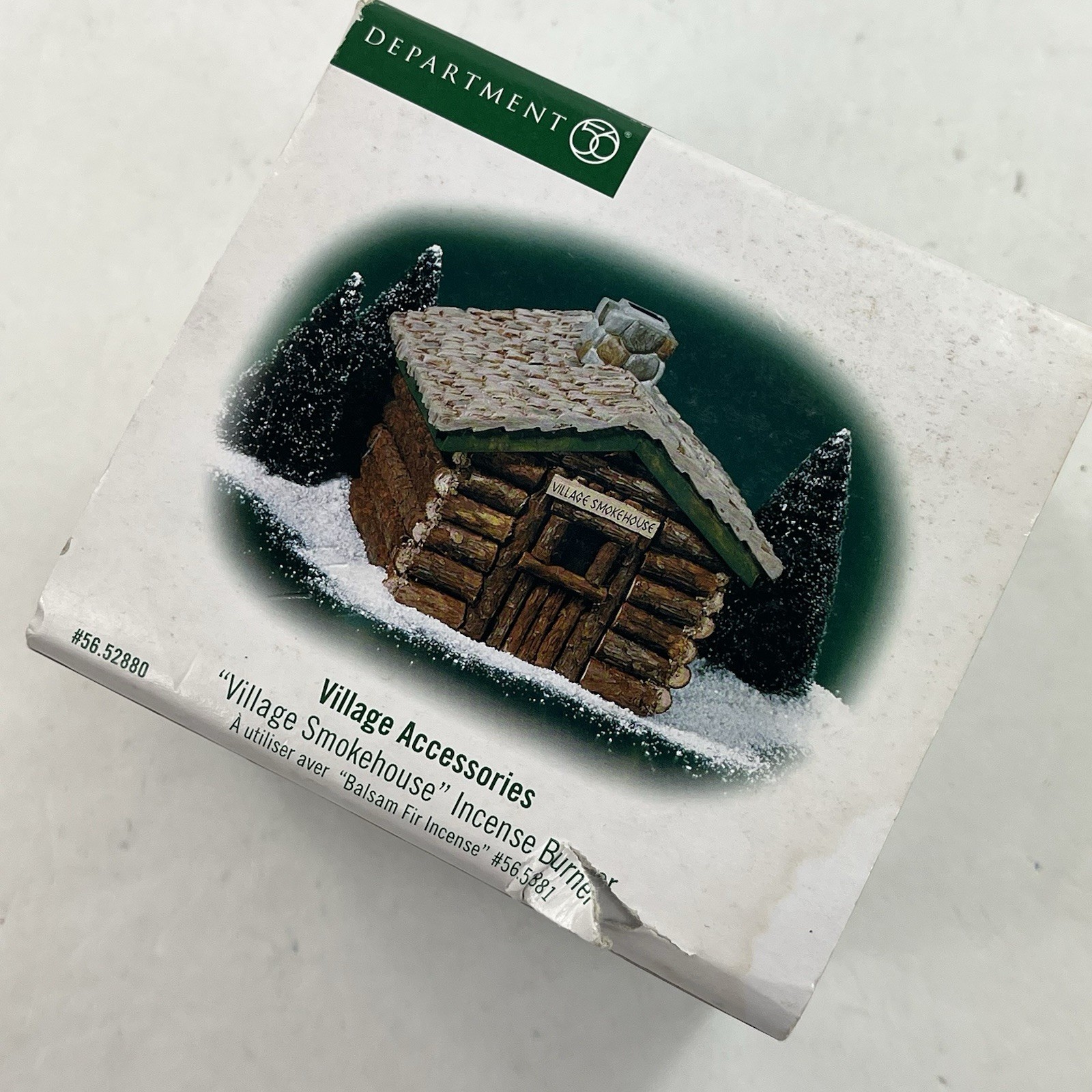 Dept 56 Village Accessory – Village Smokehouse Incense burner