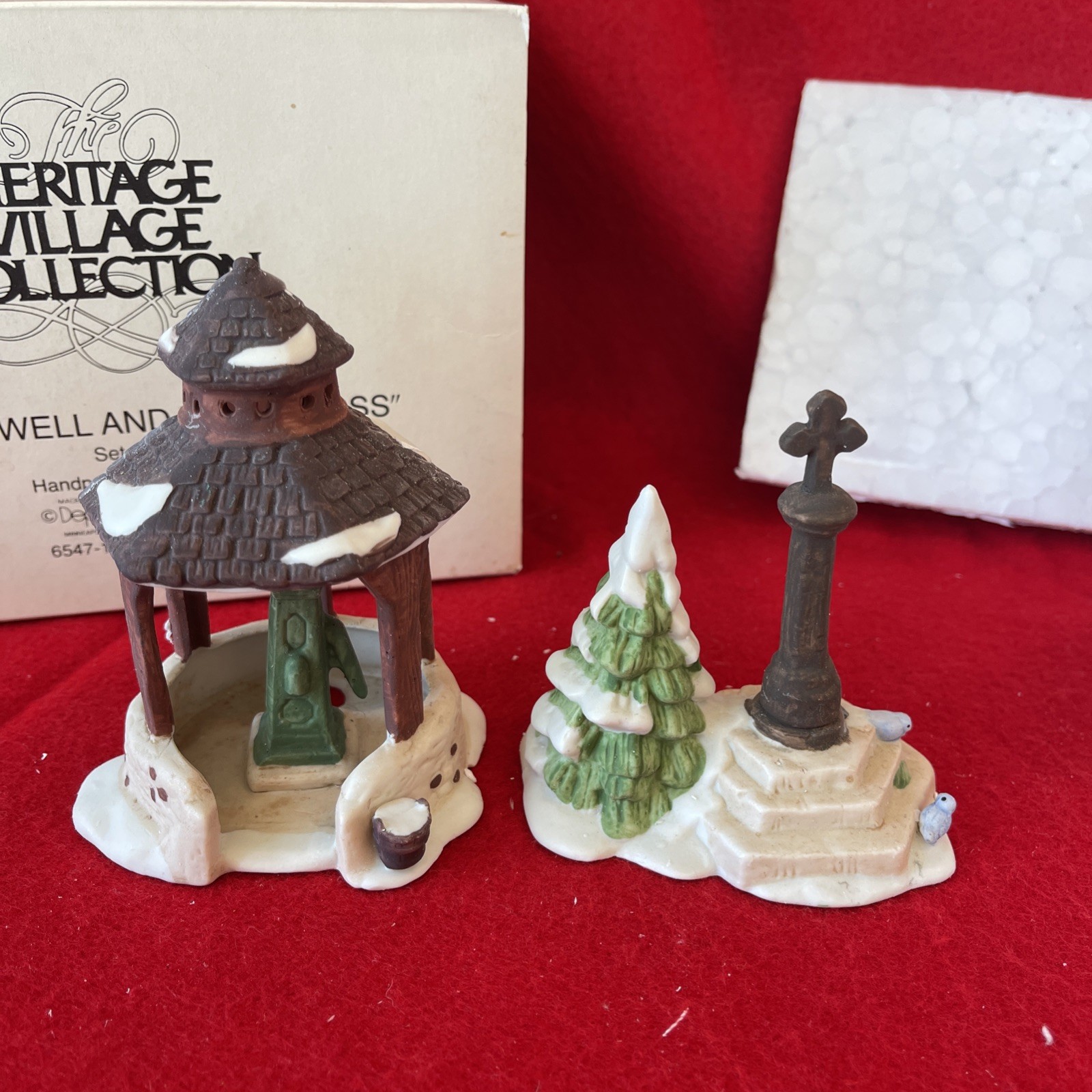 Dept. 56 Heritage Village “Village Well and Holy Cross” #6547-1 In Original Box