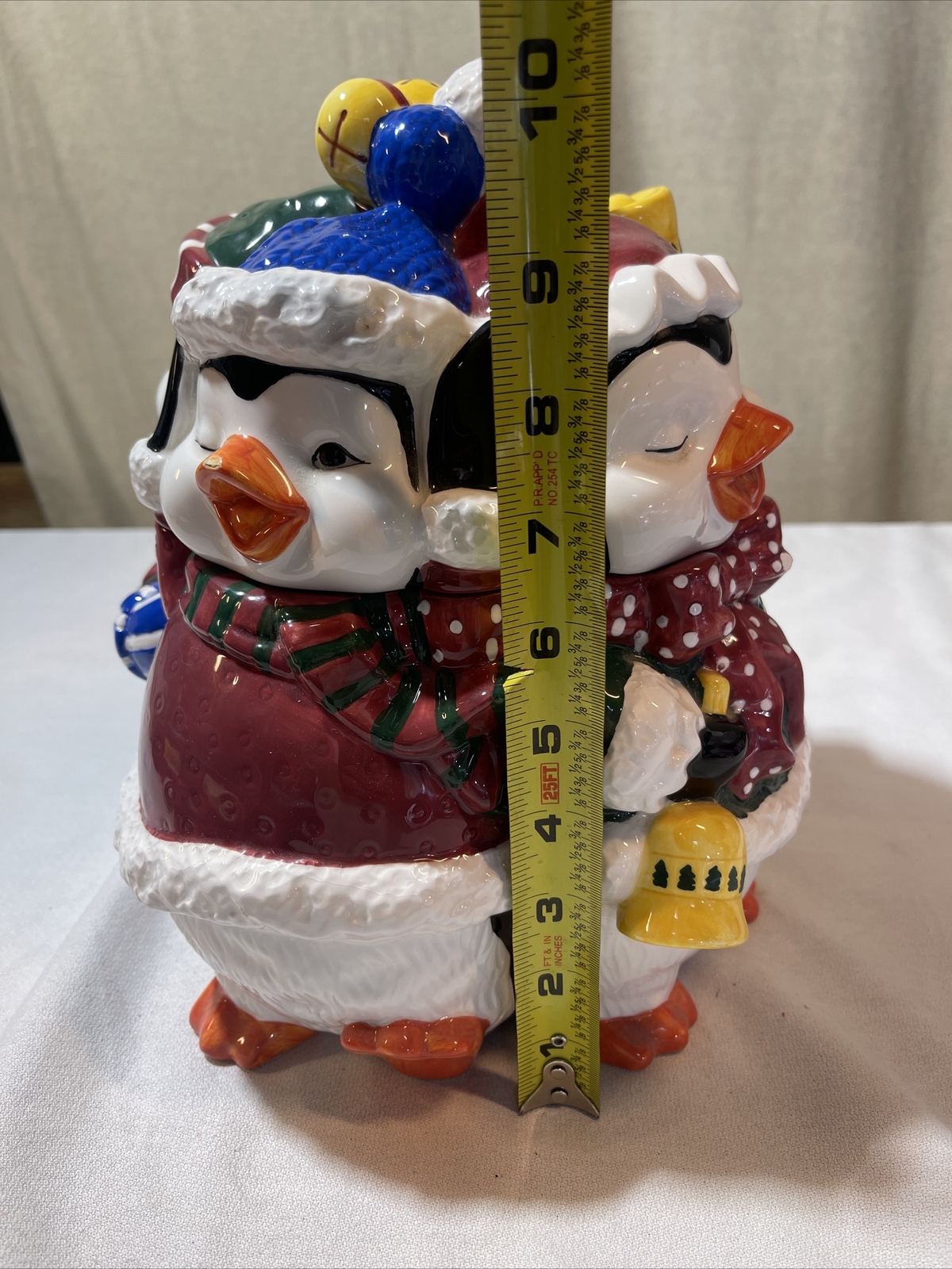 Christmas collectible 4 penguins Sold As Picture