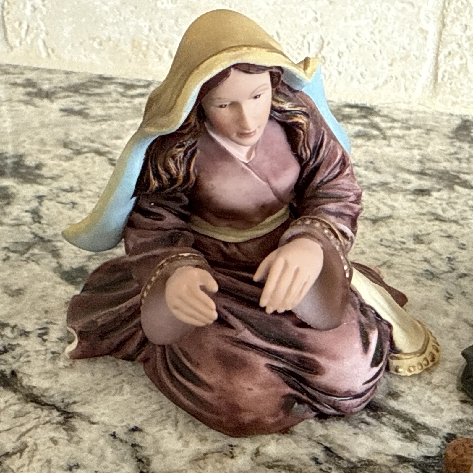 Vintage Thomas Kinkade Nativity Hawthorne Village Holy Family Jesus Numbered