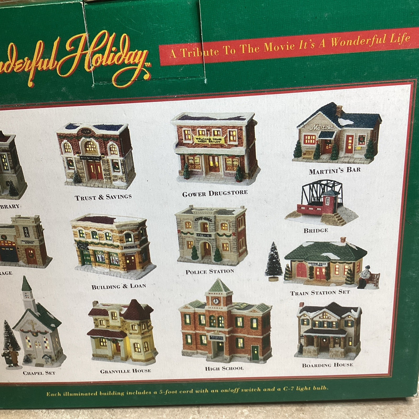 It’s a Wonderful Life Holiday Village – Bedford Falls Train Station Starter -NEW