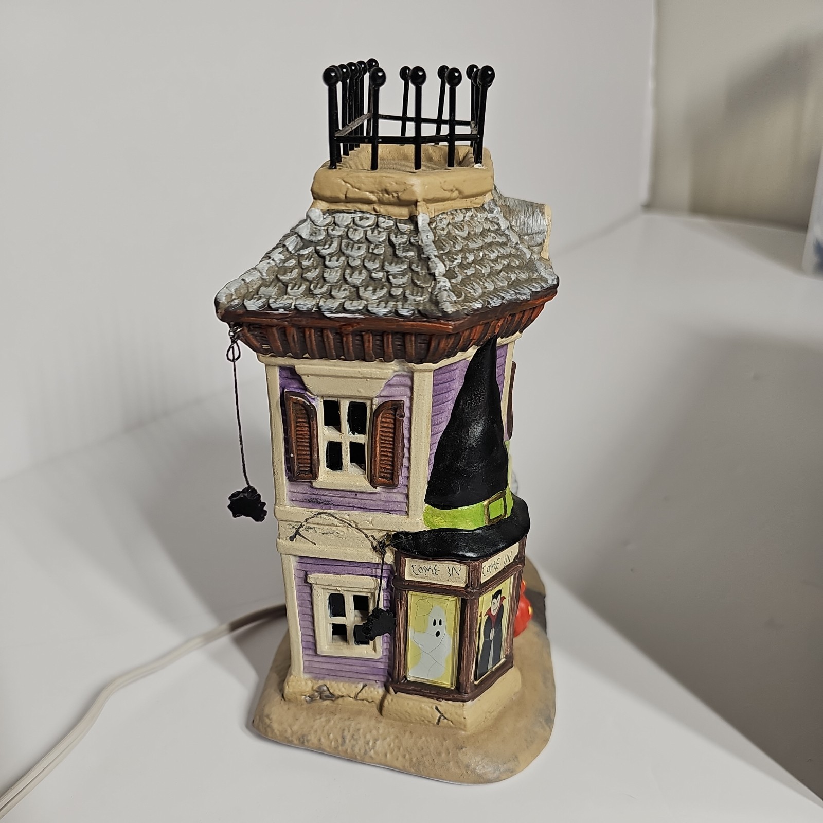 Holiday Inspiration Halloween Village Lighted House Casper’s Costume Shoppe