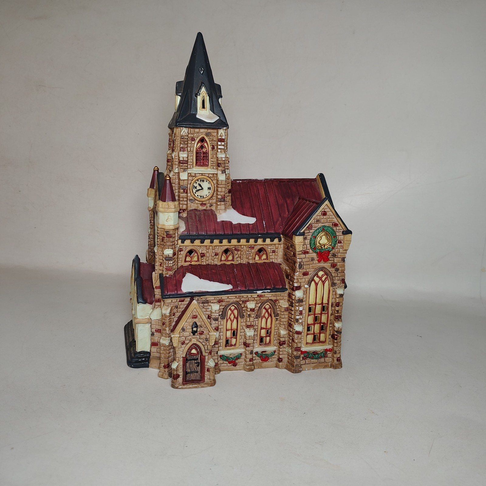 Dickens Collectable Victorian Christmas Porcelain Church Lighted NO original BOX