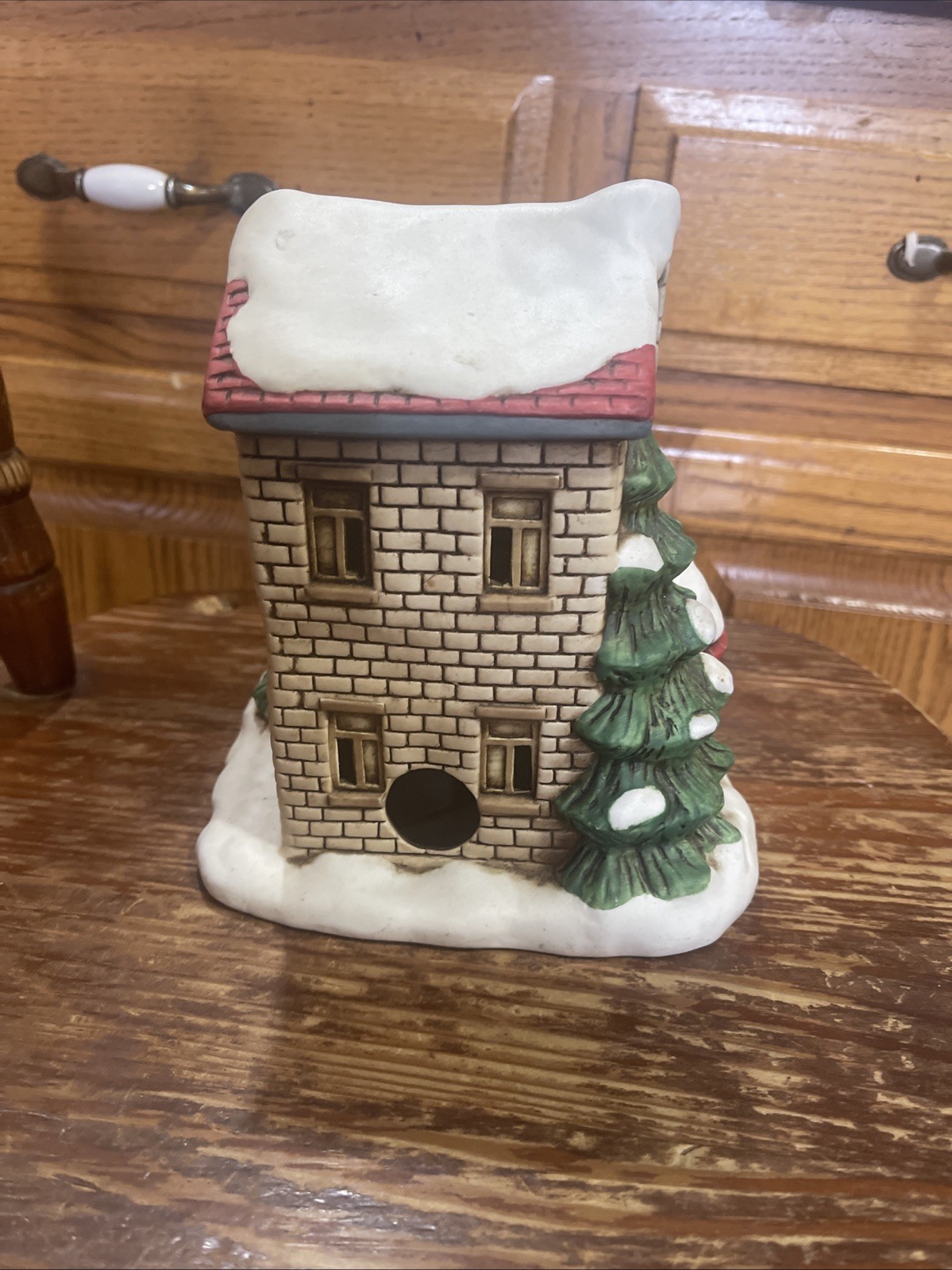 Lighted Bakery Two Story Christmas House Unbranded Ceramic Unboxed Vintage 1993