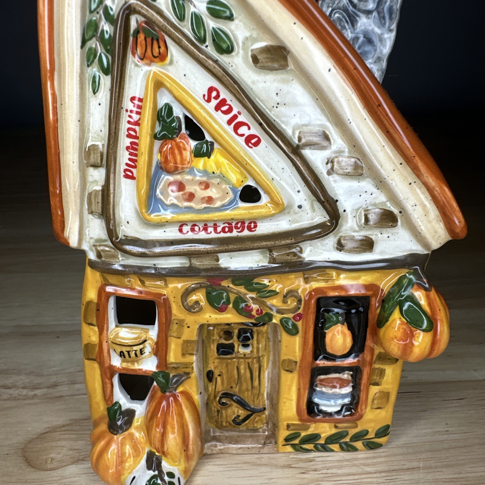 Blue Sky Clayworks Pumpkin Spice Cottage Candle House 2022 Heather Goldmic Mint