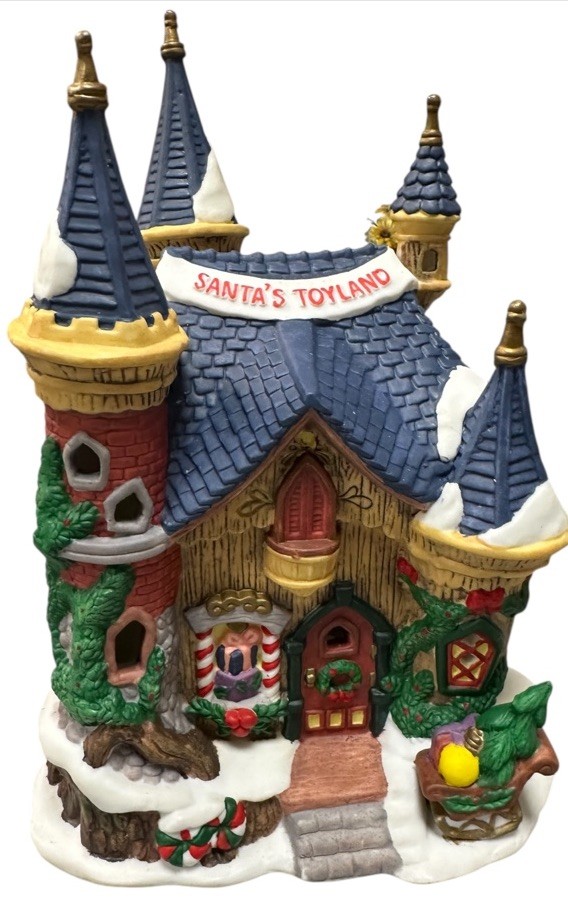 O’Well SANTA’S TOYLAND Christmas Village Building 1997 Limited Edition 10″x7″x6″