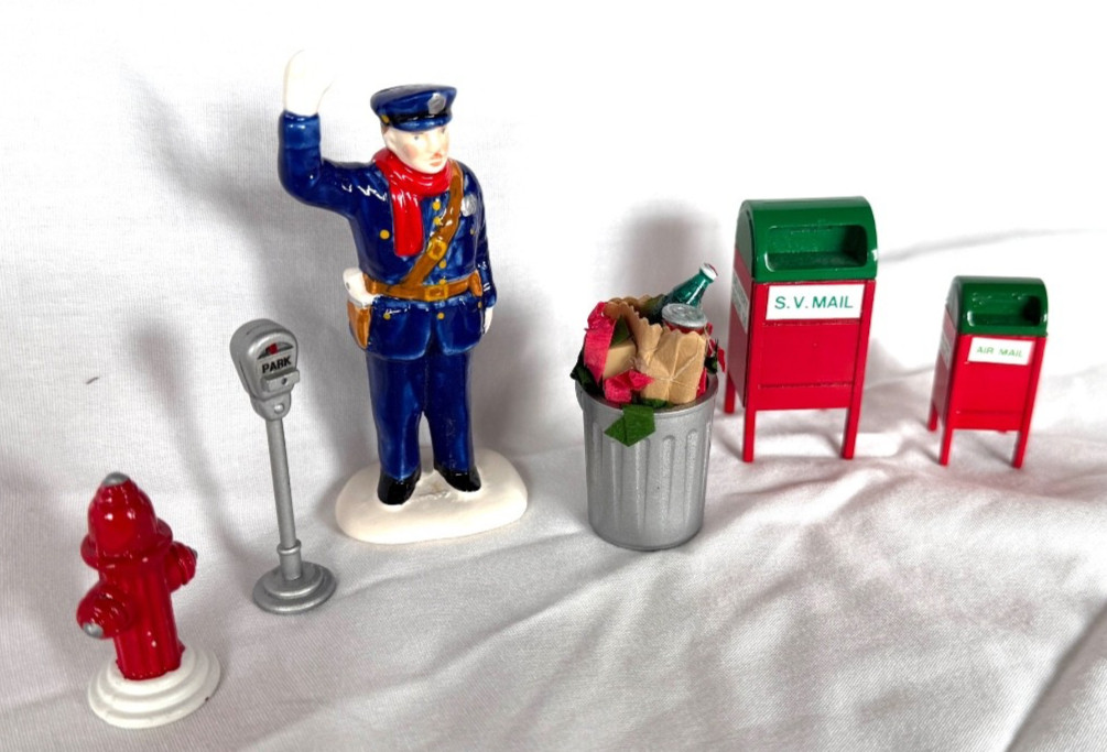 Dept. 56 Original Snow Village Accessories (Police, Mailboxes, etc.