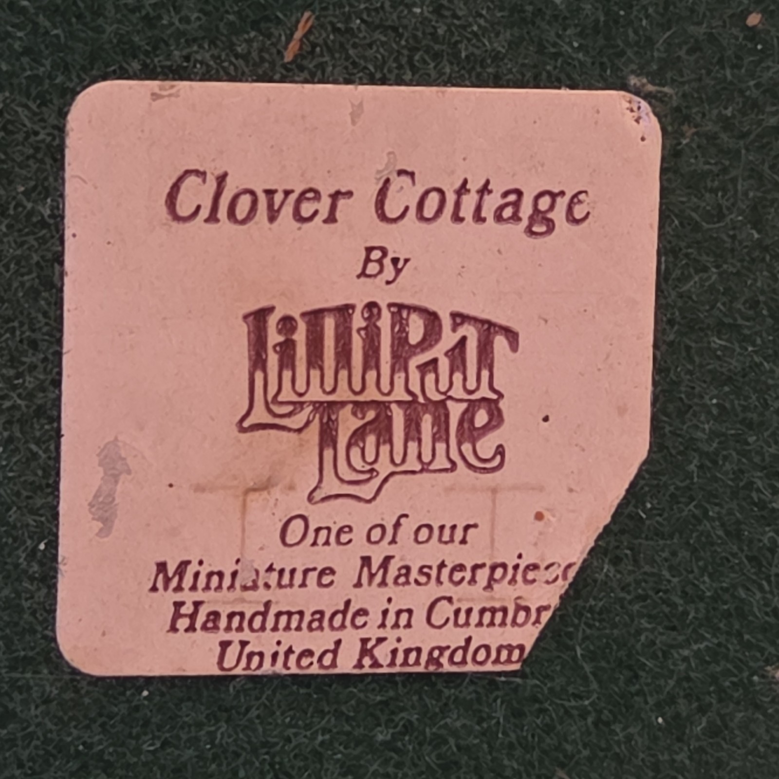 Clover Cottage House England 1988 Lilliput Lane Ltd Vintage