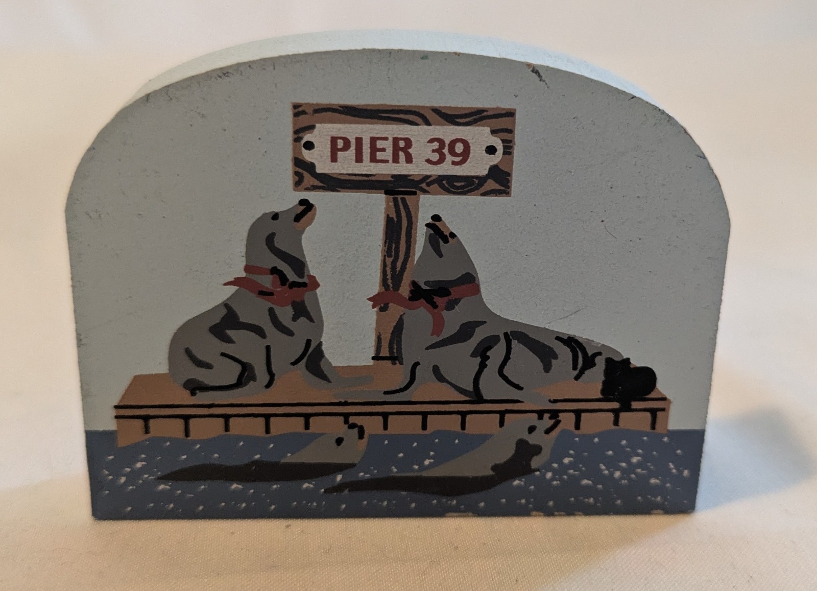 Pier 39 CAT’s MEOW 2000 San Francisco Christmas Sea Lions 2-1/8″ Tall Accessory