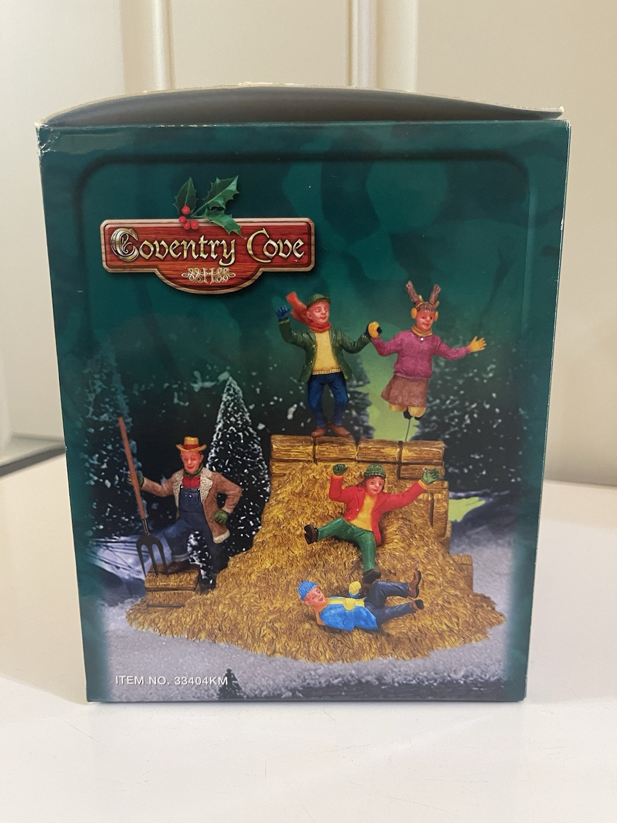 NEW Vintage Coventry Cove Poly-Resin Haystack Holiday Village Display 2003