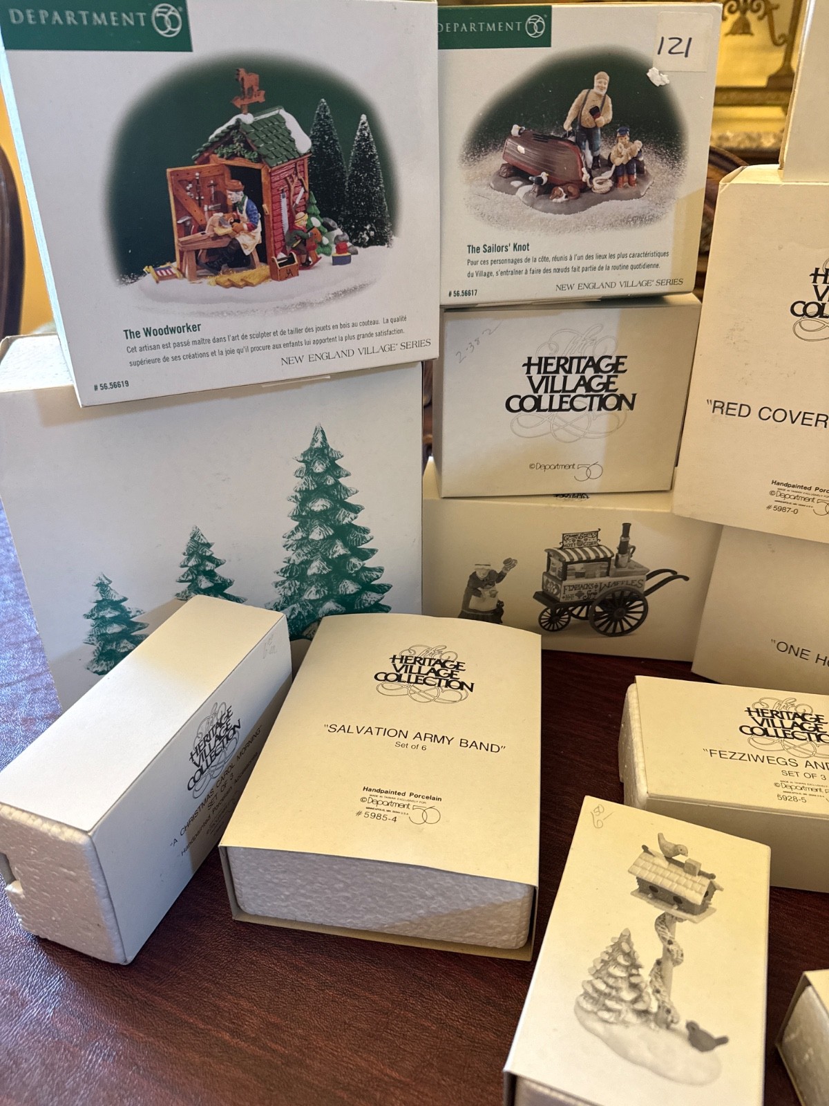 Dept 56 Village Accessory Pieces, Select 20+, People, Bridge, Train, Tree, Nice!