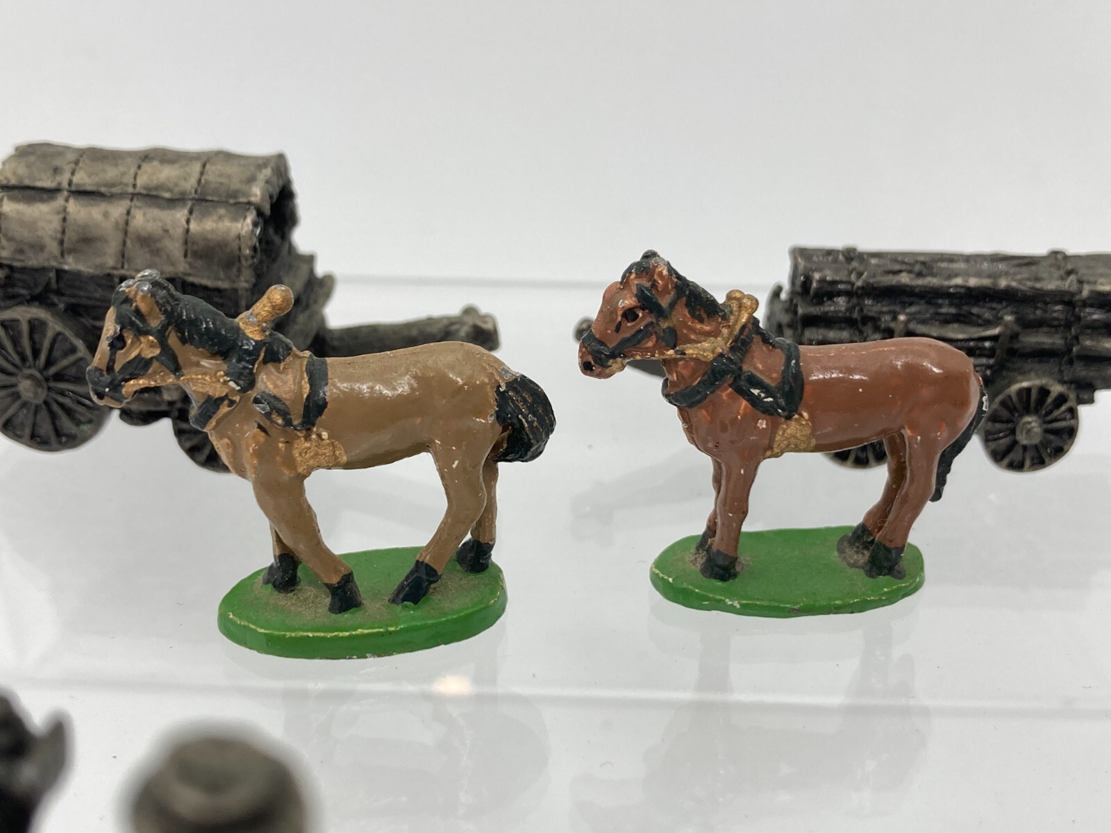 Vintage 12 Liberty Falls Pewter Metal Figurine Lot Wagons Horses 96 IRS 1996