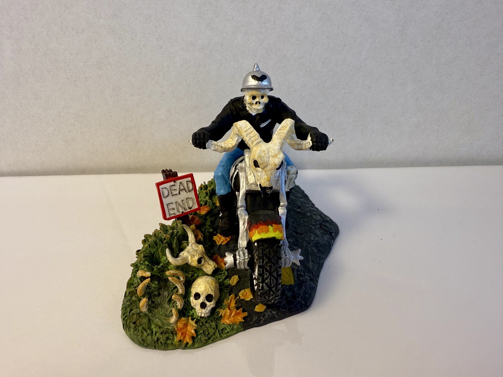 Dept 56 Halloween Village Bone To Be Wild 56.53221 Department 56 Motorcycle 2005