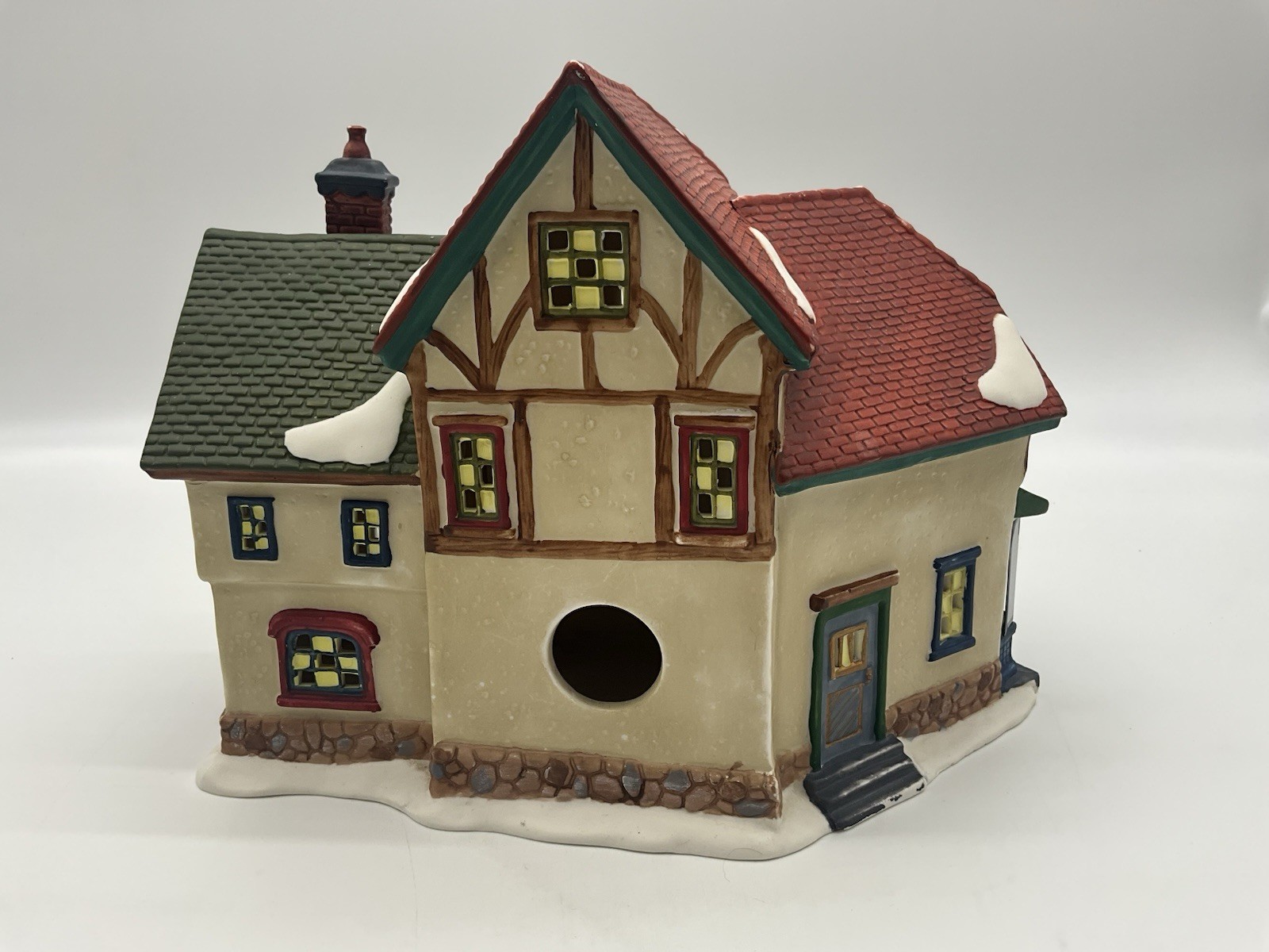 Holiday Time Walton’s 5 & 10 Lighted Christmas Village Building Vtg 1990s