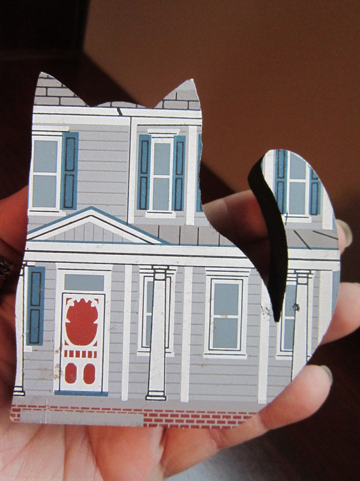 CASPER THE CAT SILHOUETTE CUTOUT CAT’S MEOW VILLAGE FROM BIRELY PLACE MD BLOCK