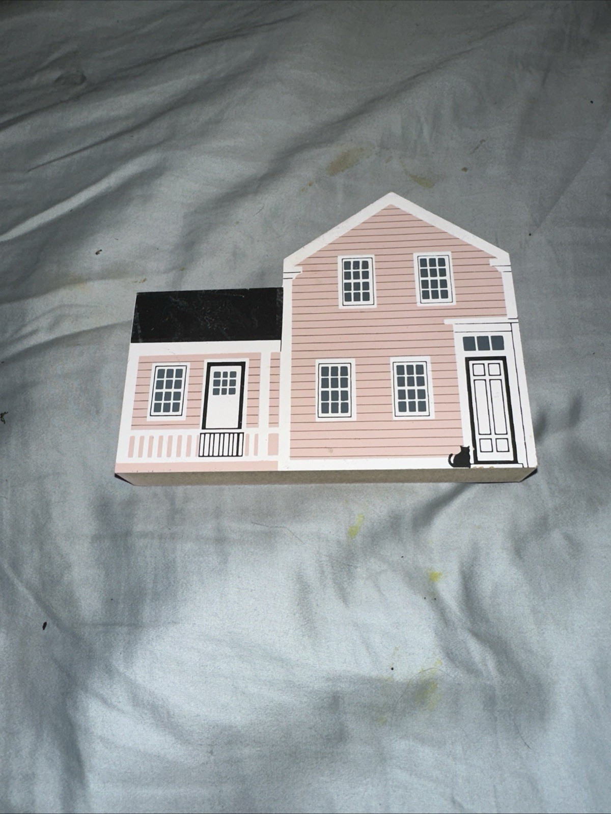 Cat’s Meow Village Collectible “Lillian Gish Home Massillon Ohio 1896” Signed