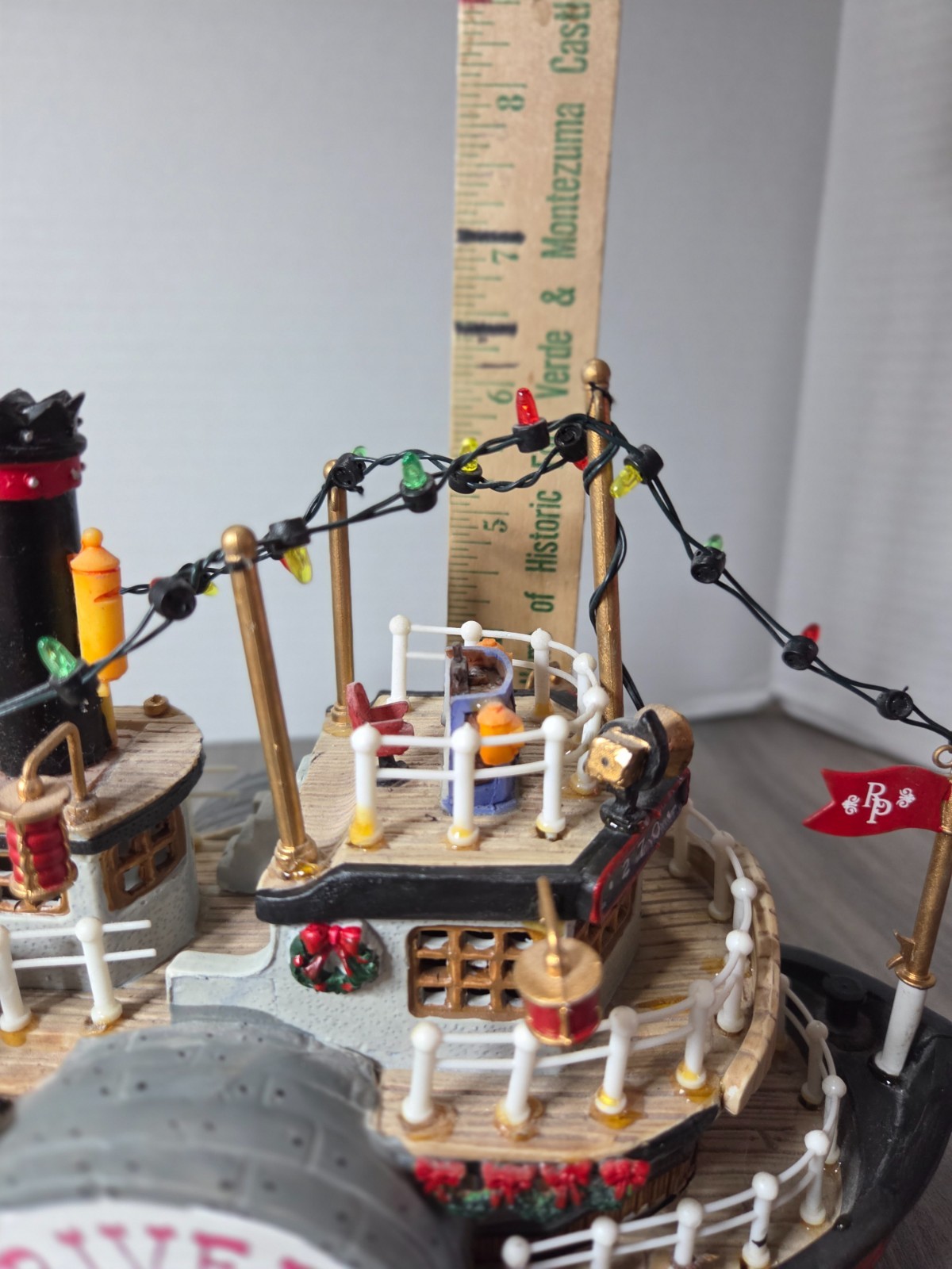 Lemax Village Collection River Princess Boat Christmas Village Lights Works