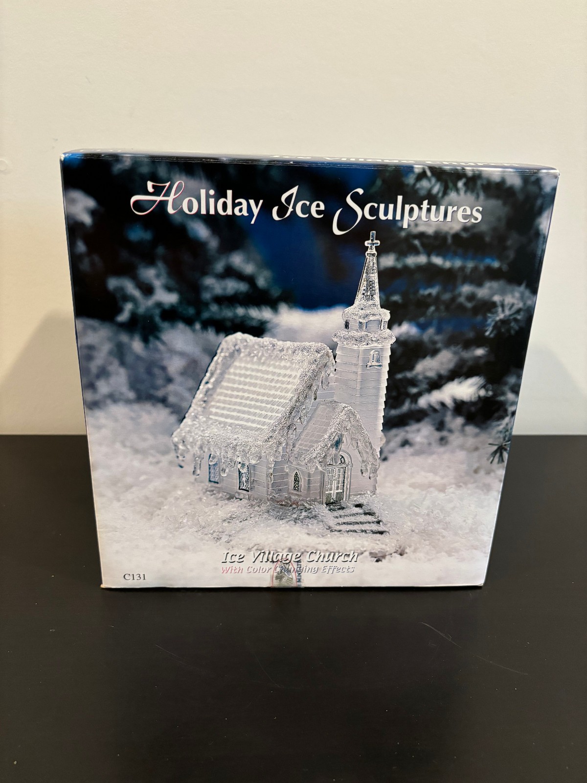 Heritage Mint Holiday Ice Sculpture Ice Village Church