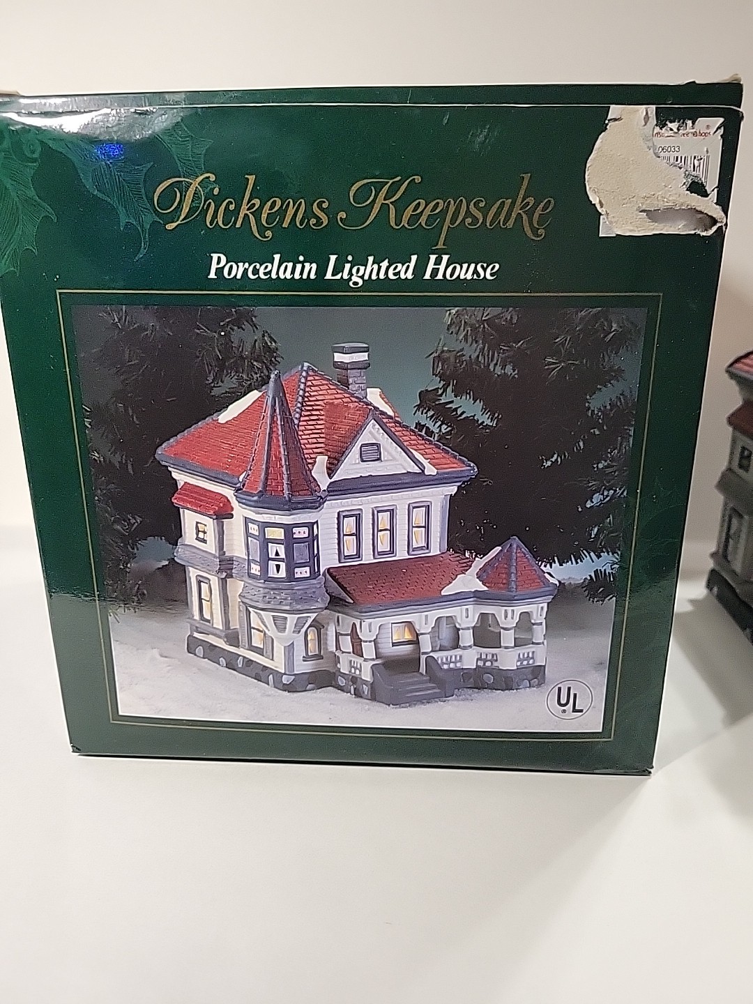 Vtg 1995 Dickens Victorian House Heartland Valley Village Lighted w/ Box O’Well