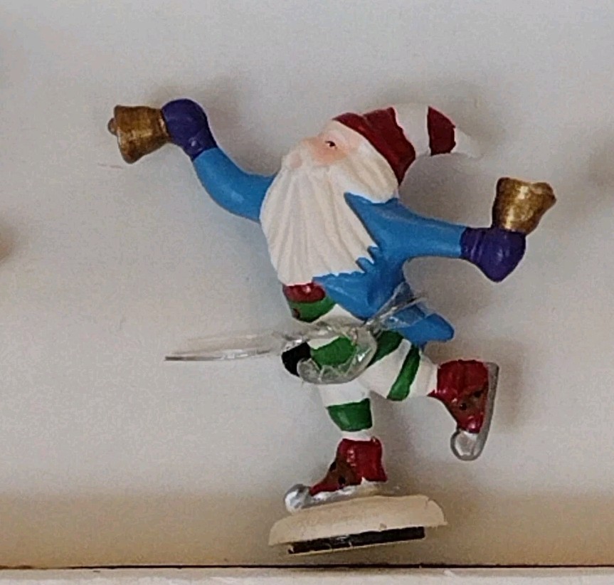 Department 56 Elves On Ice Set of 4 for Village Animated Skating Pond