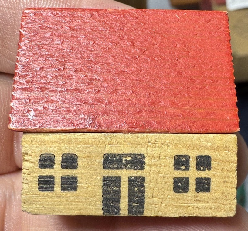 VTG Erzgebirge German Wooden Miniature Village Houses Church Horse Trees Lot