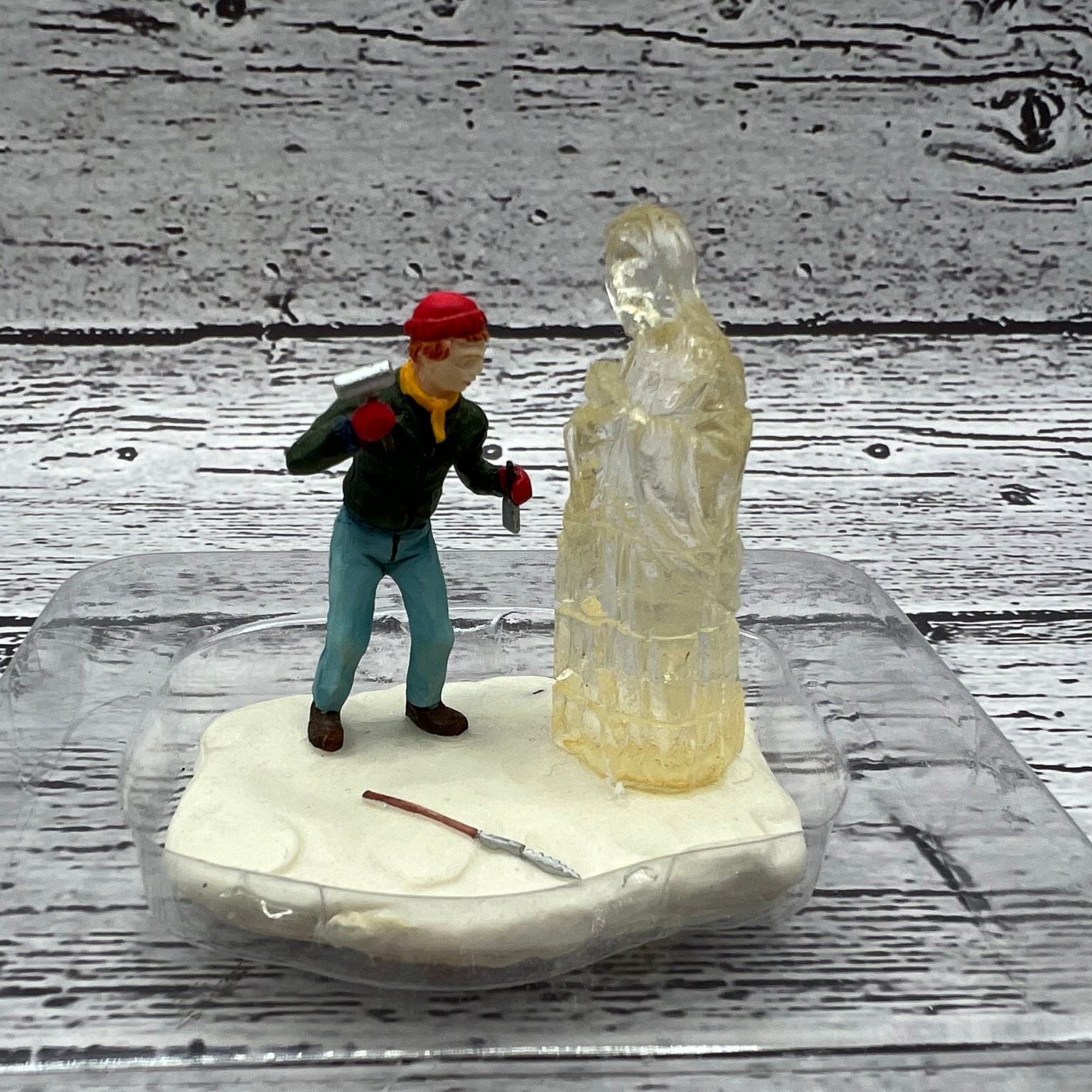 Lemax Poly-Resin Saintly Sculpture Vail Village Holiday Collectible