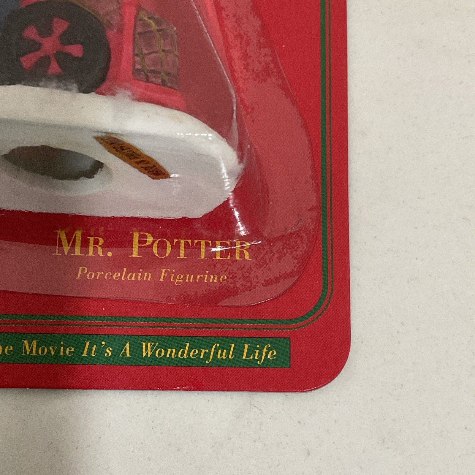 1995 It’s A Wonderful Life Mr. Potter Porcelain Figurine New Sealed