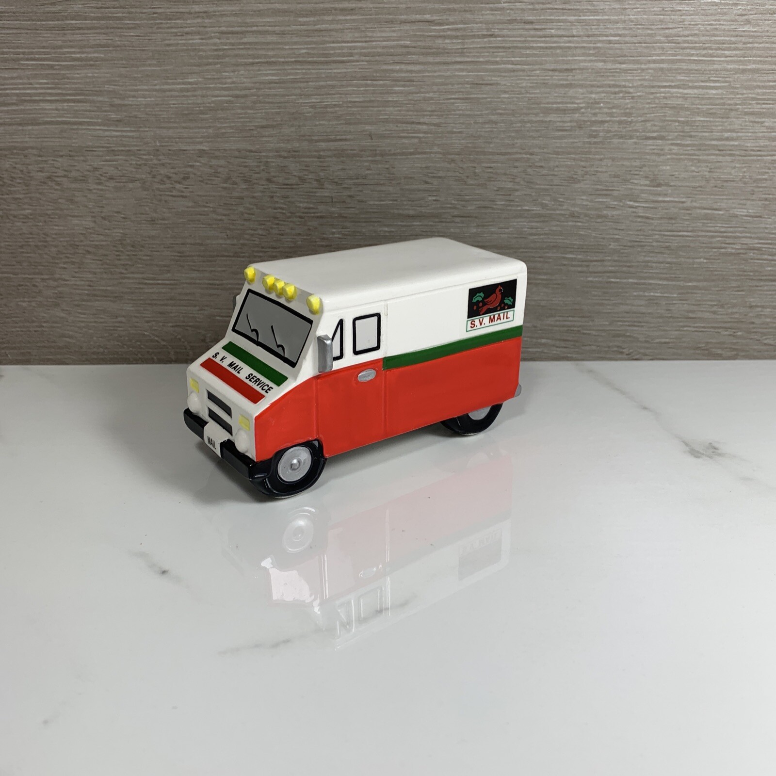 Dept. 56 Snow Village Special Delivery Postal Mail Truck EUC