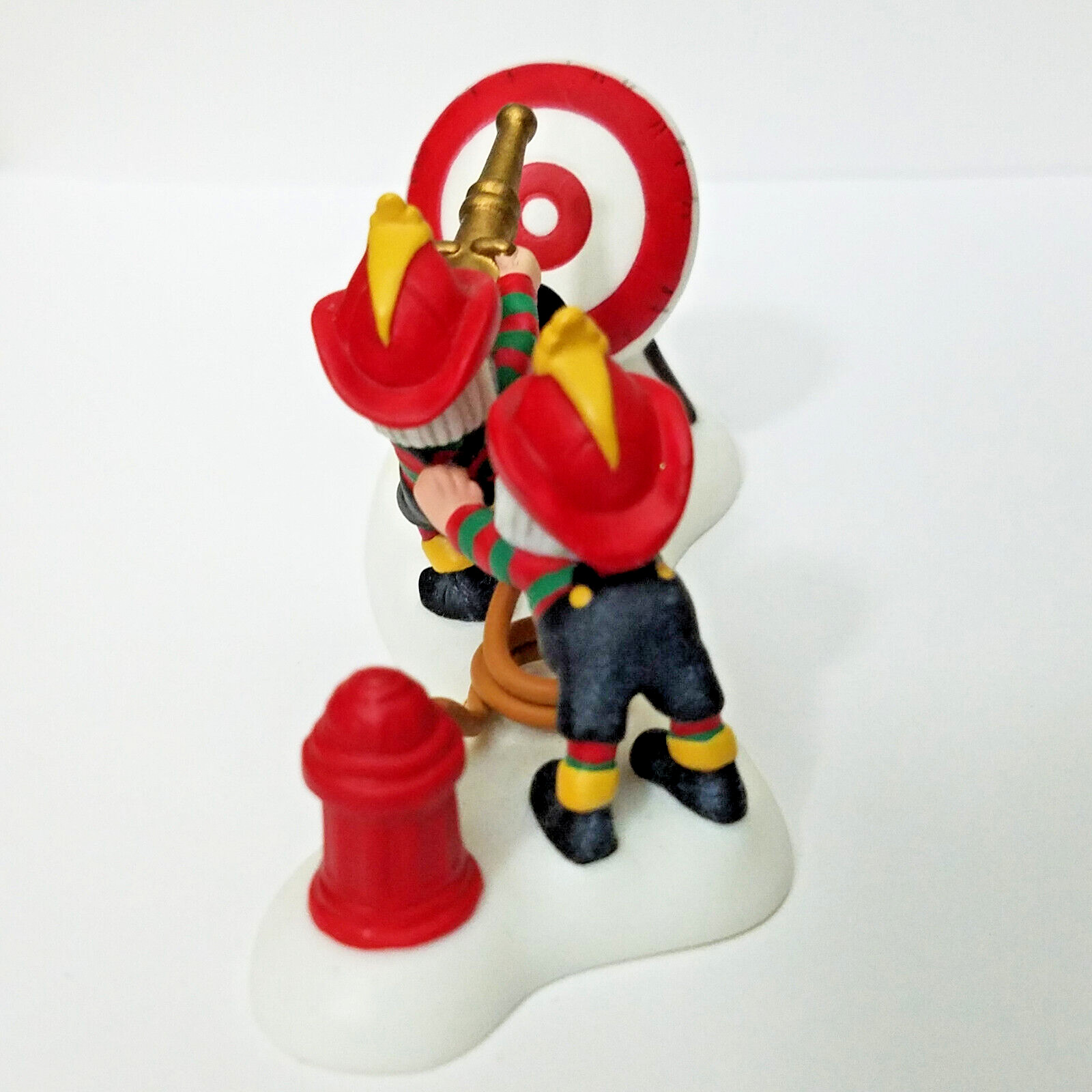 Dept 56 2000 Rescue Ready North Pole Snow Village Series 56804 Elves Firefighter