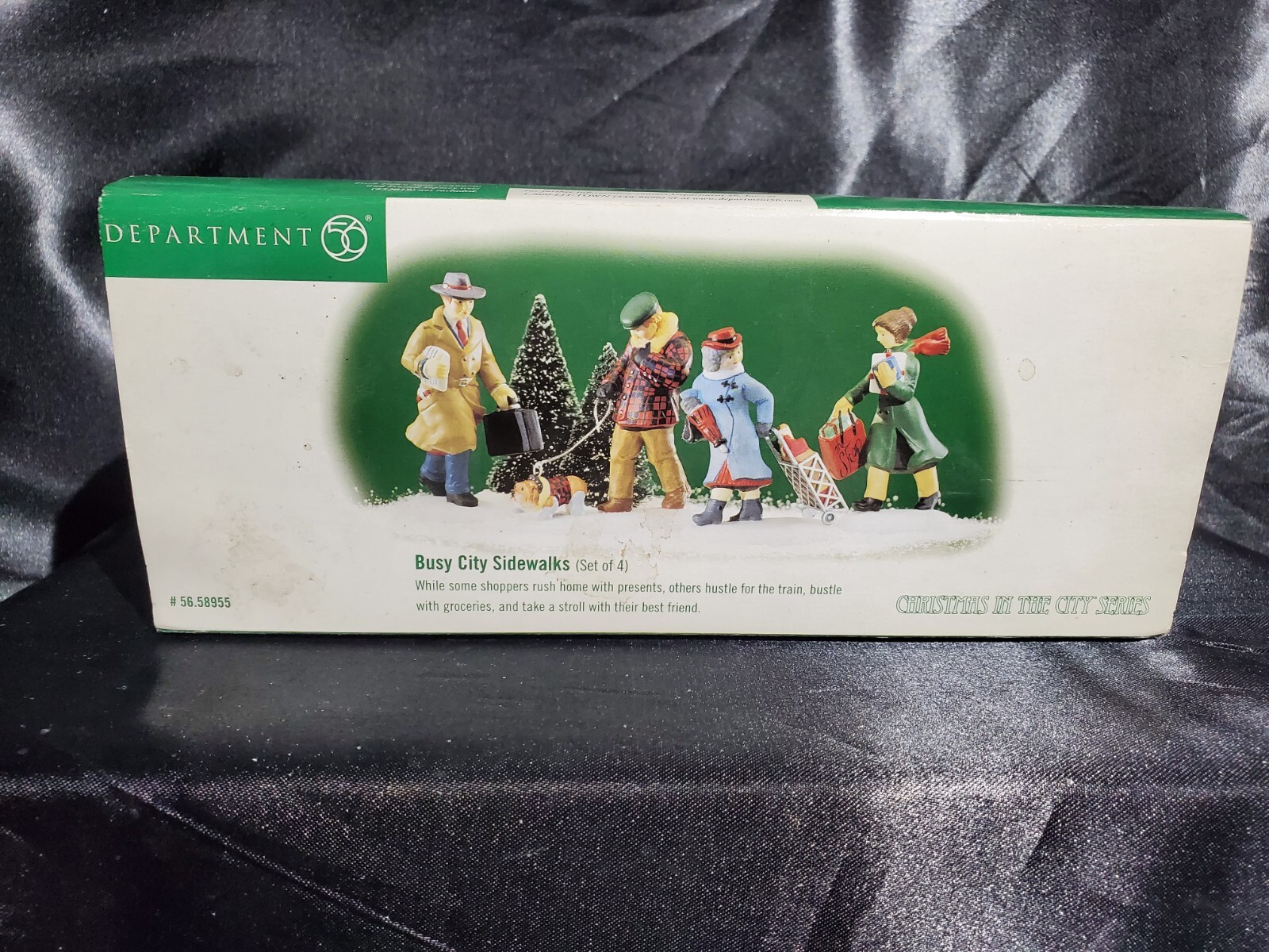 DEPT 56 CHRISTMAS IN THE CITY “BUSY CITY SIDEWALKS” #56.58956
