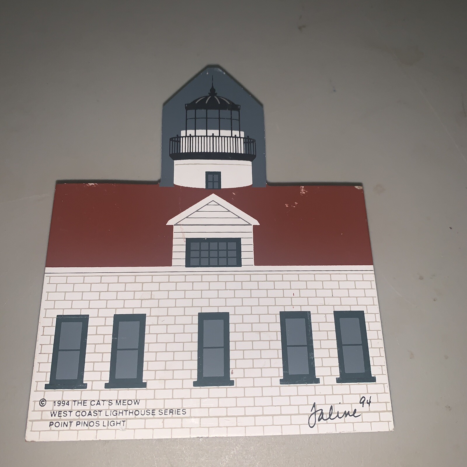 The Cat’s Meow 1994 Series West Coast Lighthouse Point Pinos Light Faline 1994