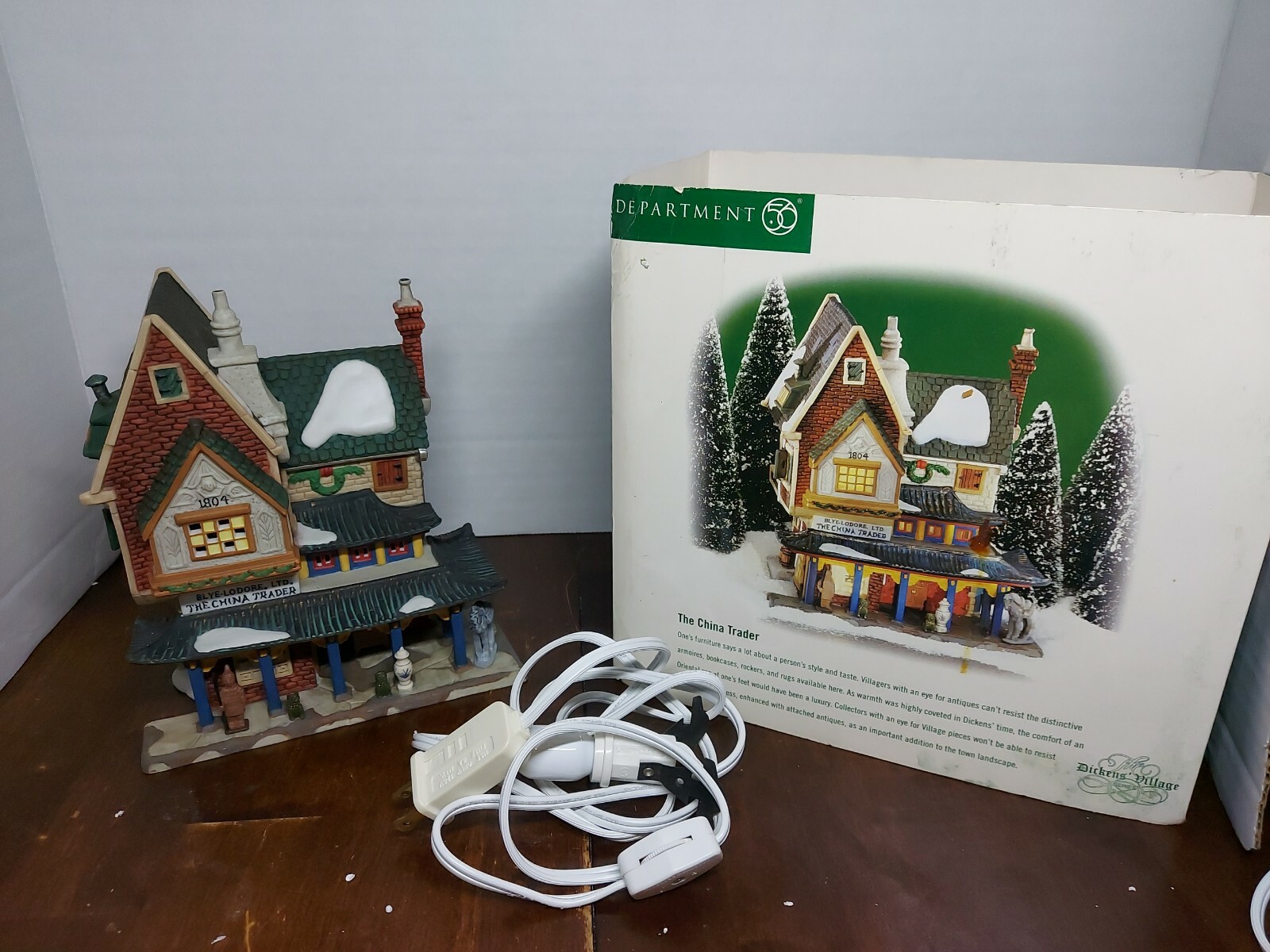 Department 56, The China Trader #58447 Lights Up, Free Shipping