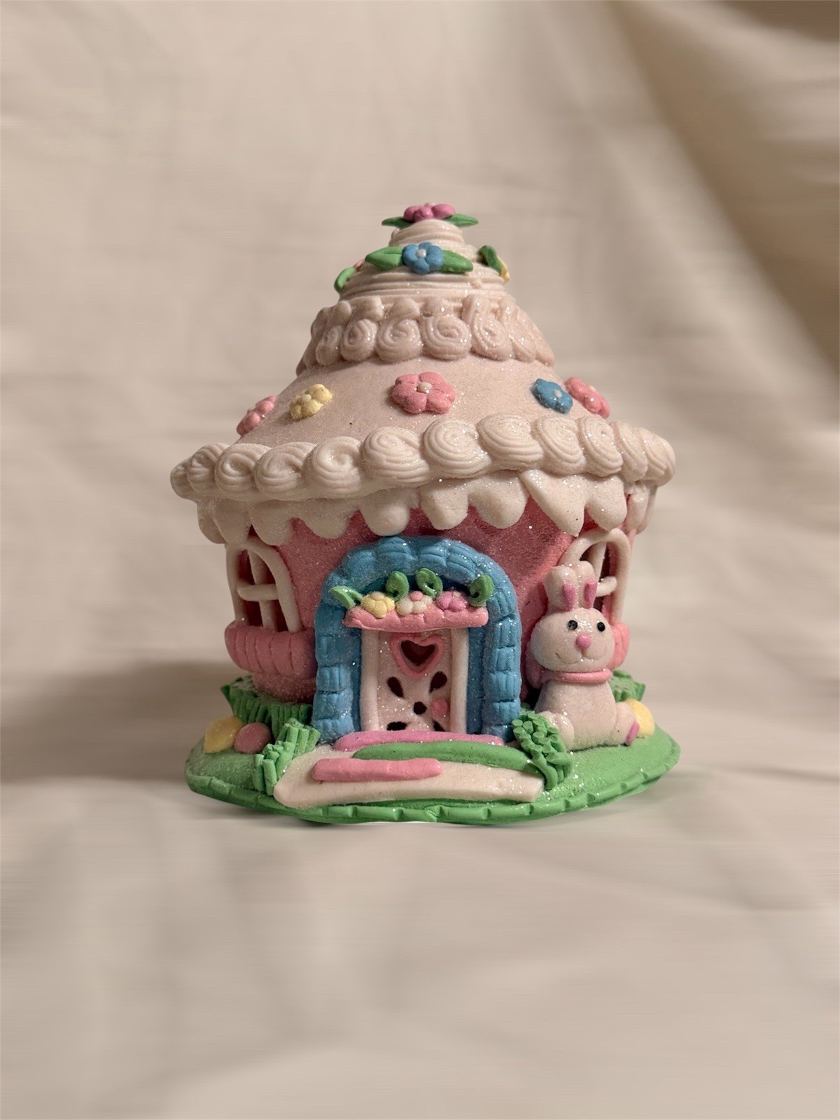 Valarie Parr Hill Easter Bunny House Cottage Heartwood Creek Spring Decor