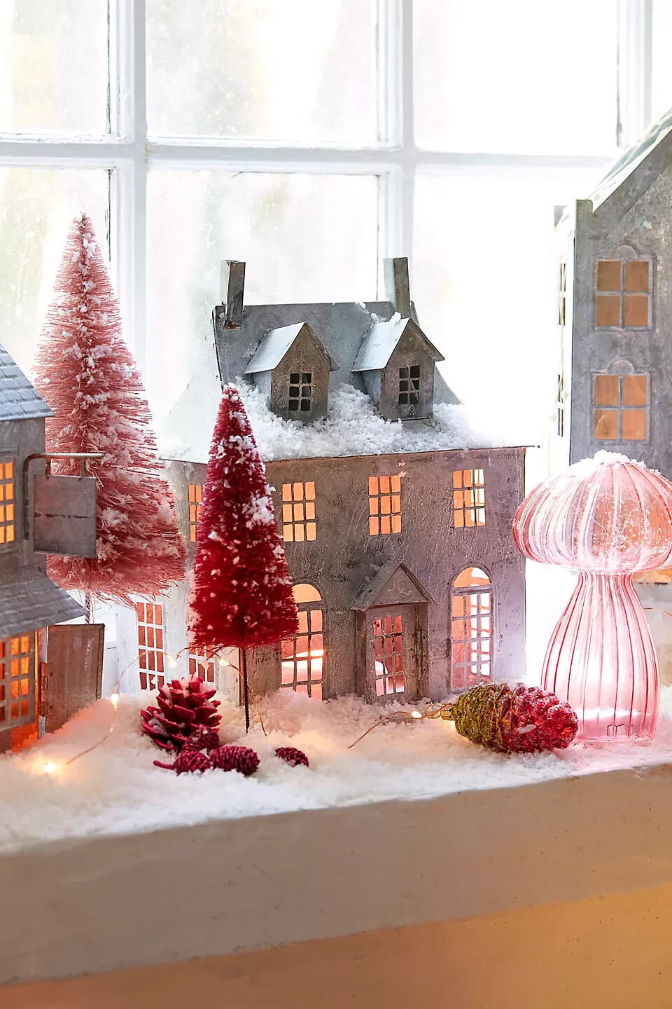 Concordville Zinc Chateau Village Anthropologie Terrain House Iron Christmas NEW