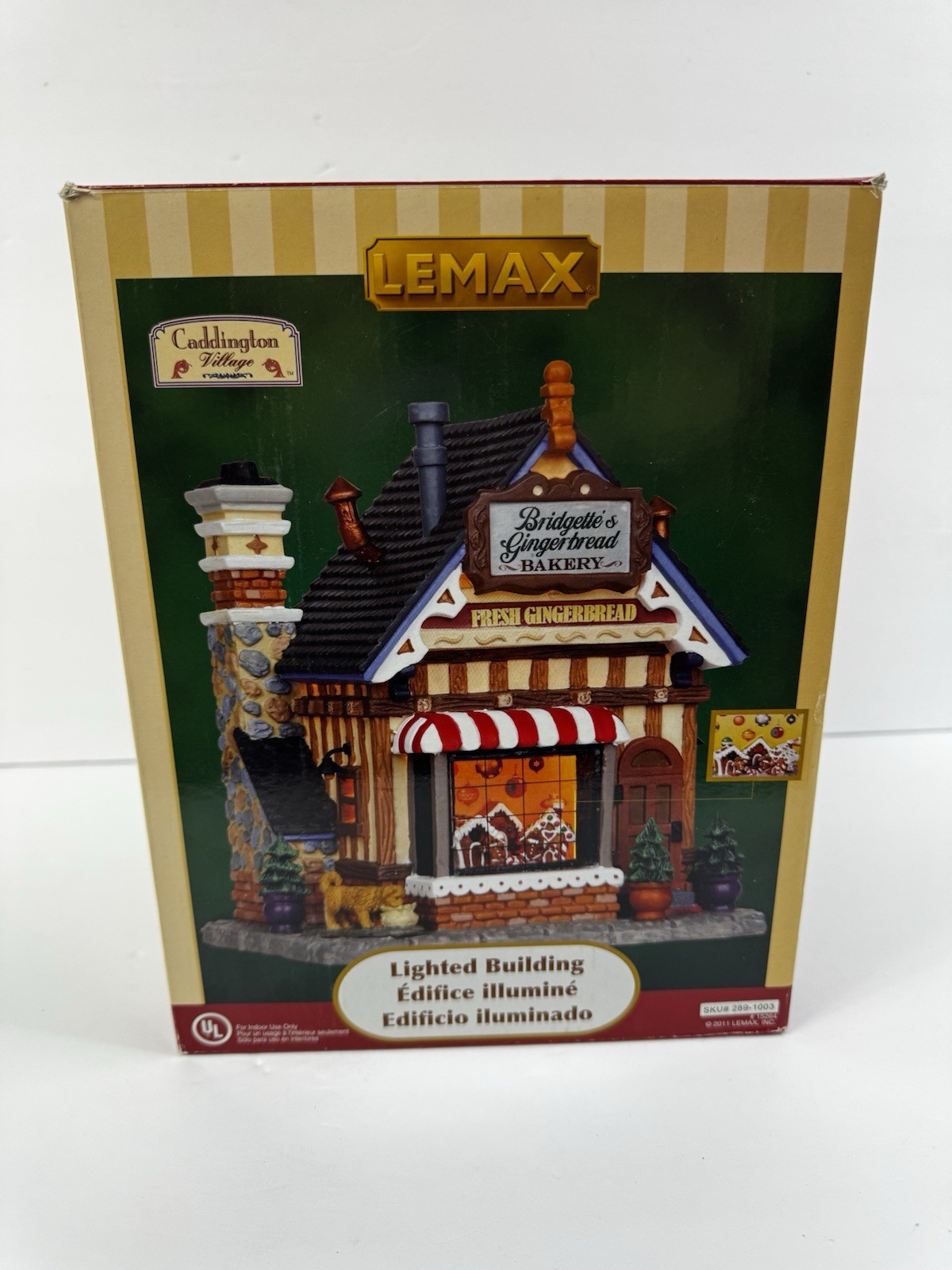 Lemax 2011 Bridgette’s Gingerbread Bakery with Box RETIRED Christmas Village