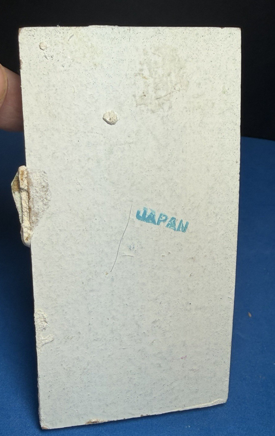 Vntg 1950s Post-WWII Putz House JAPAN Loofah Tree Mica Glitter 4.25″ Lot 2 VGC