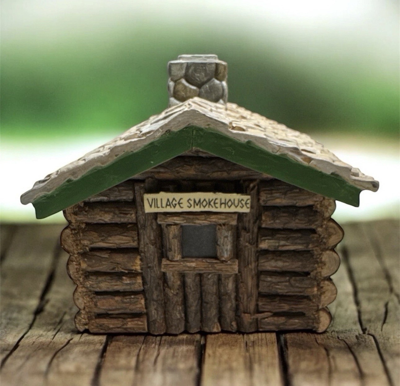 Vintage NOS Dept 56 Village Accessory – Village Smokehouse Incense burner