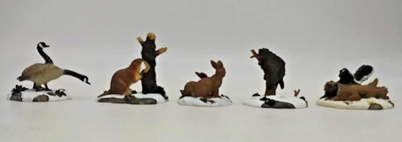 Department 56 Heritage Village Woodland Wildlife Animals Small Set 5 #56.55525