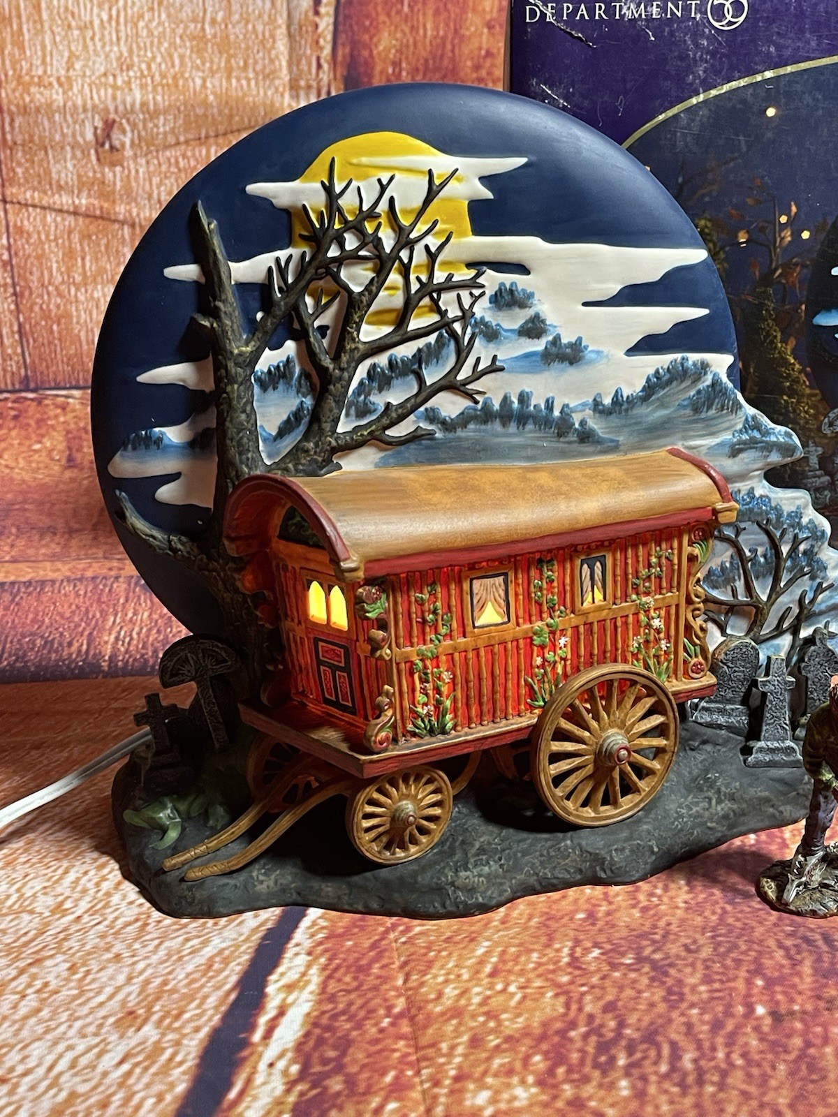 Halloween Department 56 The Wolf Man’s Curse Classics Monsters Set 56.59304