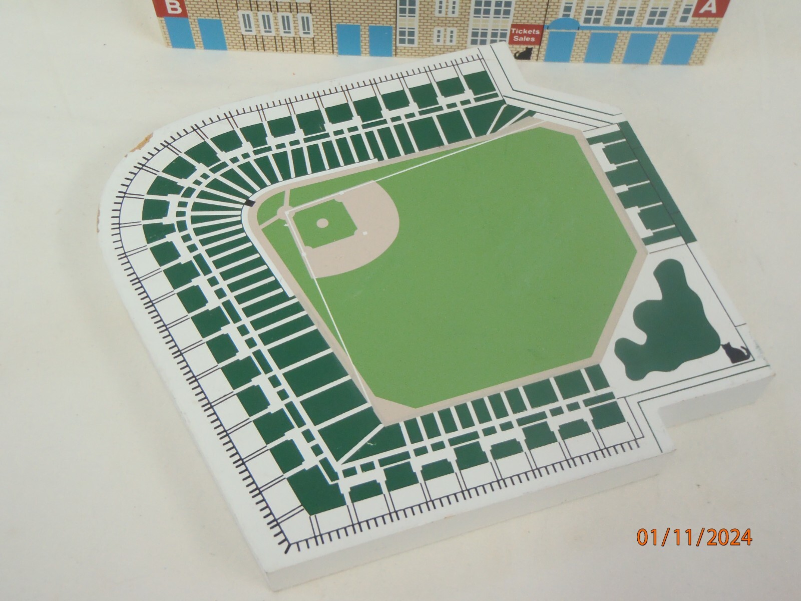 CLEVELAND & Gateway STADIUM INDIANS BASEBALL CAT’S MEOW VILLAGE CHIEF WAHOO 1994