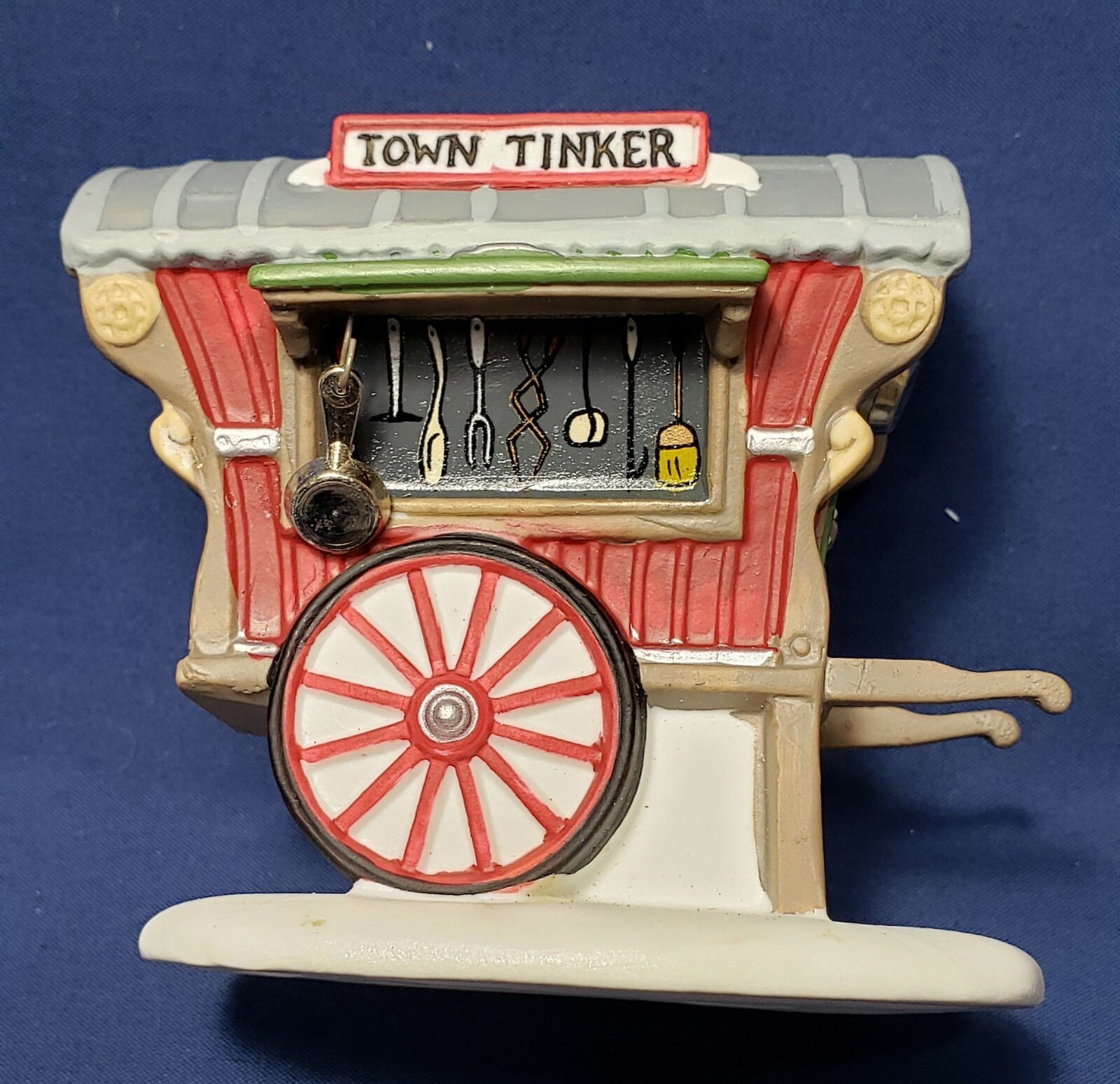 Vintage Dept 56 Town Tinker Heritage Village Original Box Taiwan