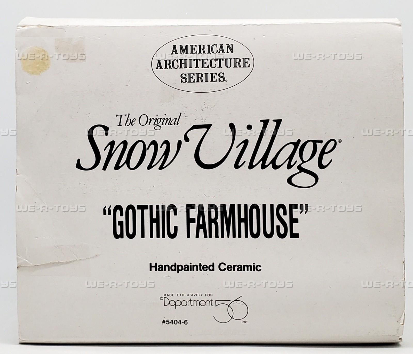 Department 56 Snow Village American Architecture Series Gothic Farmhouse 54046
