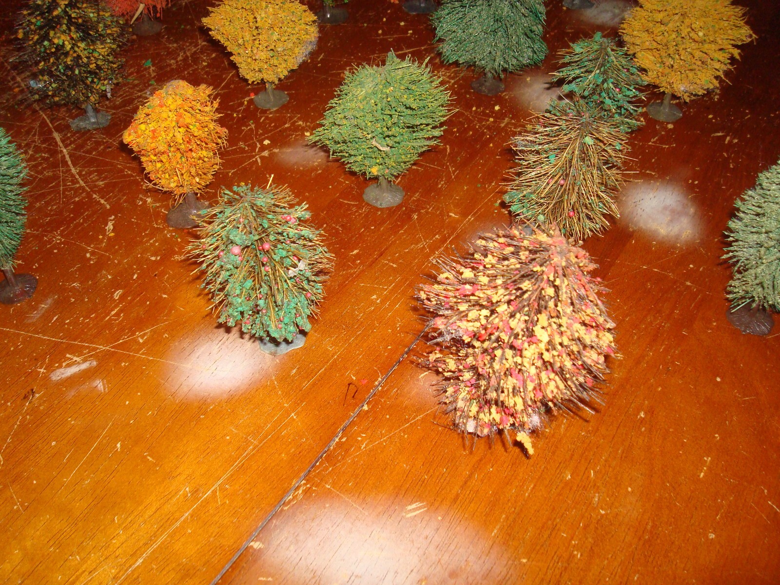 Christmas Garden Model Train Putz TREES