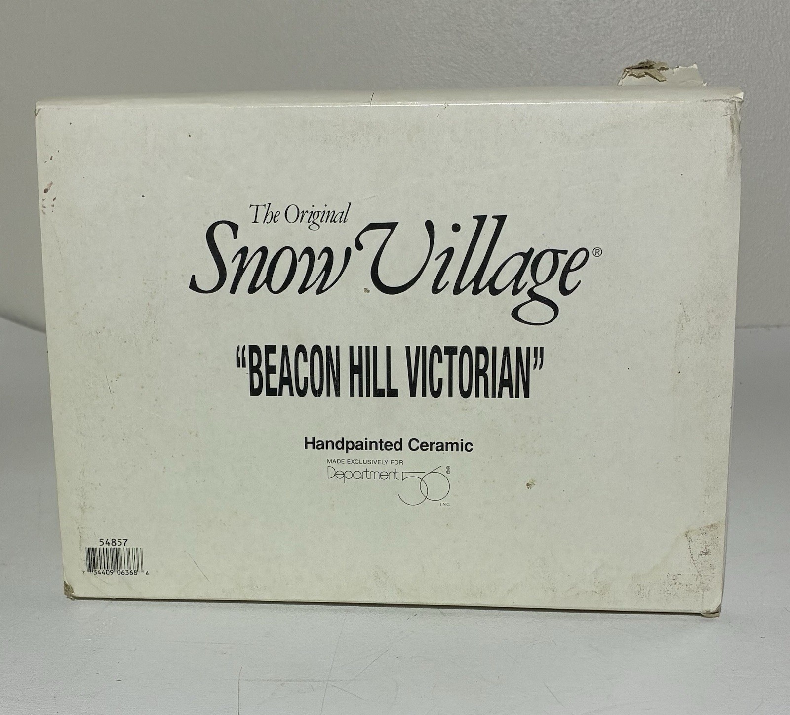 Department 56 Snow Village “Beacon Hill Victorian” House 1995 Christmas With Box